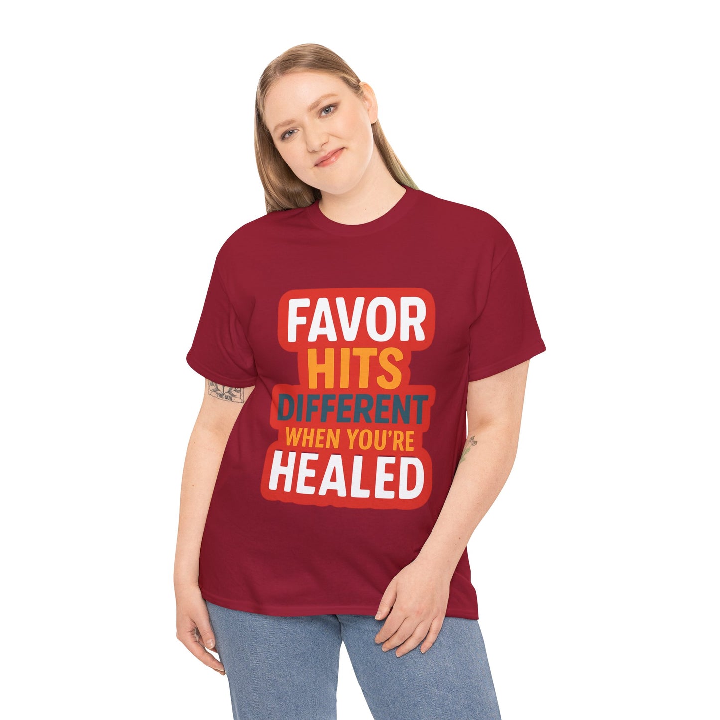 Healed Favor Tee | Motivational Unisex T-Shirt