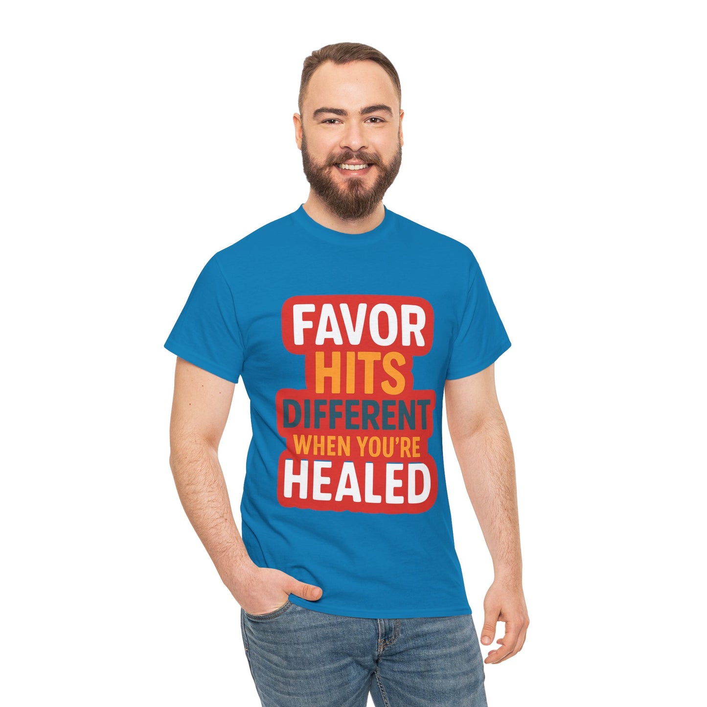 Healed Favor Tee | Motivational Unisex T-Shirt