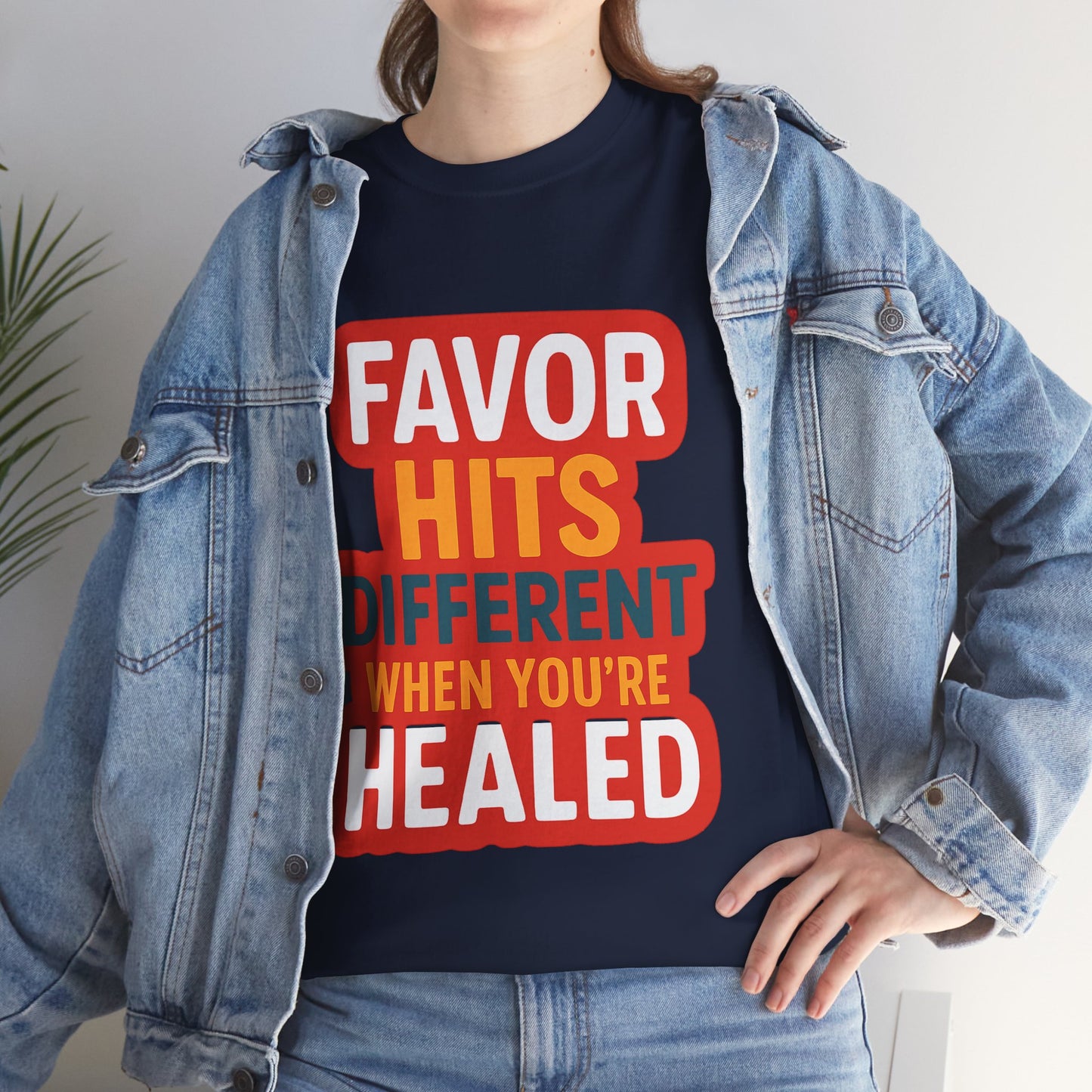 Healed Favor Tee | Motivational Unisex T-Shirt