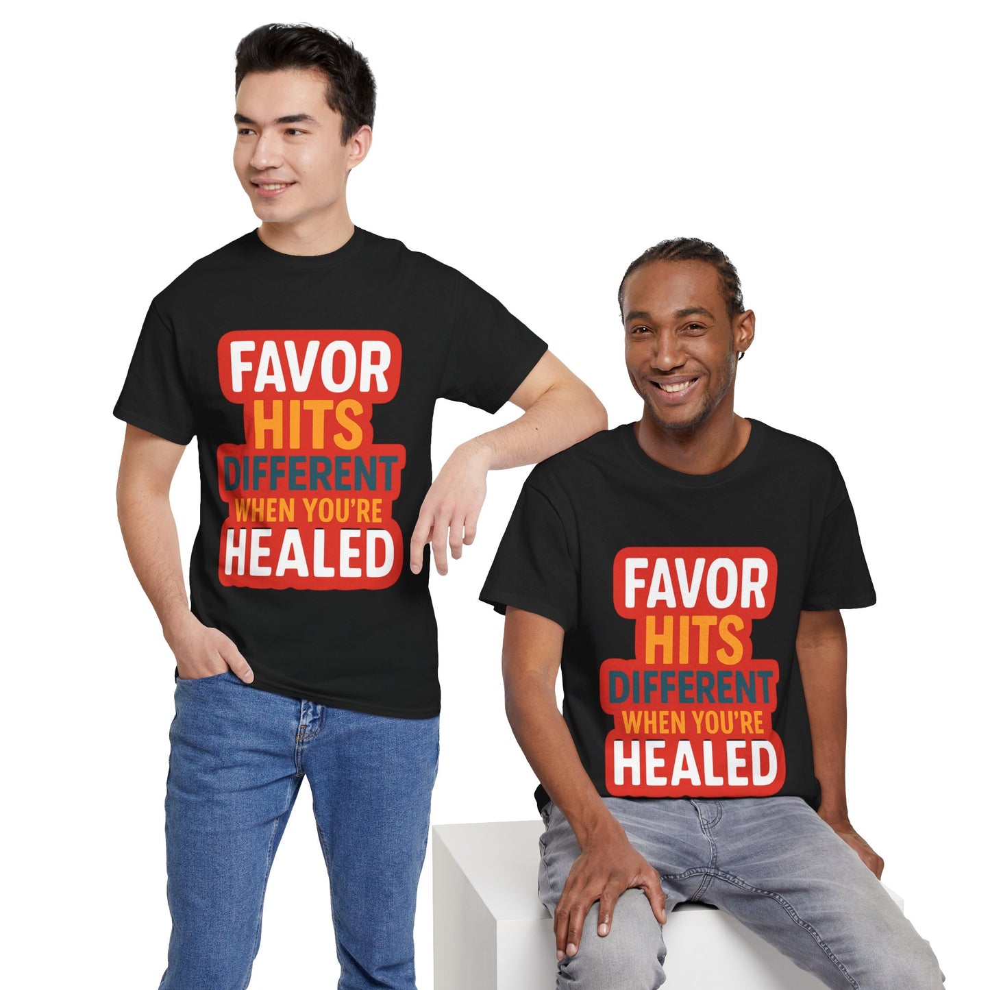 Healed Favor Tee | Motivational Unisex T-Shirt