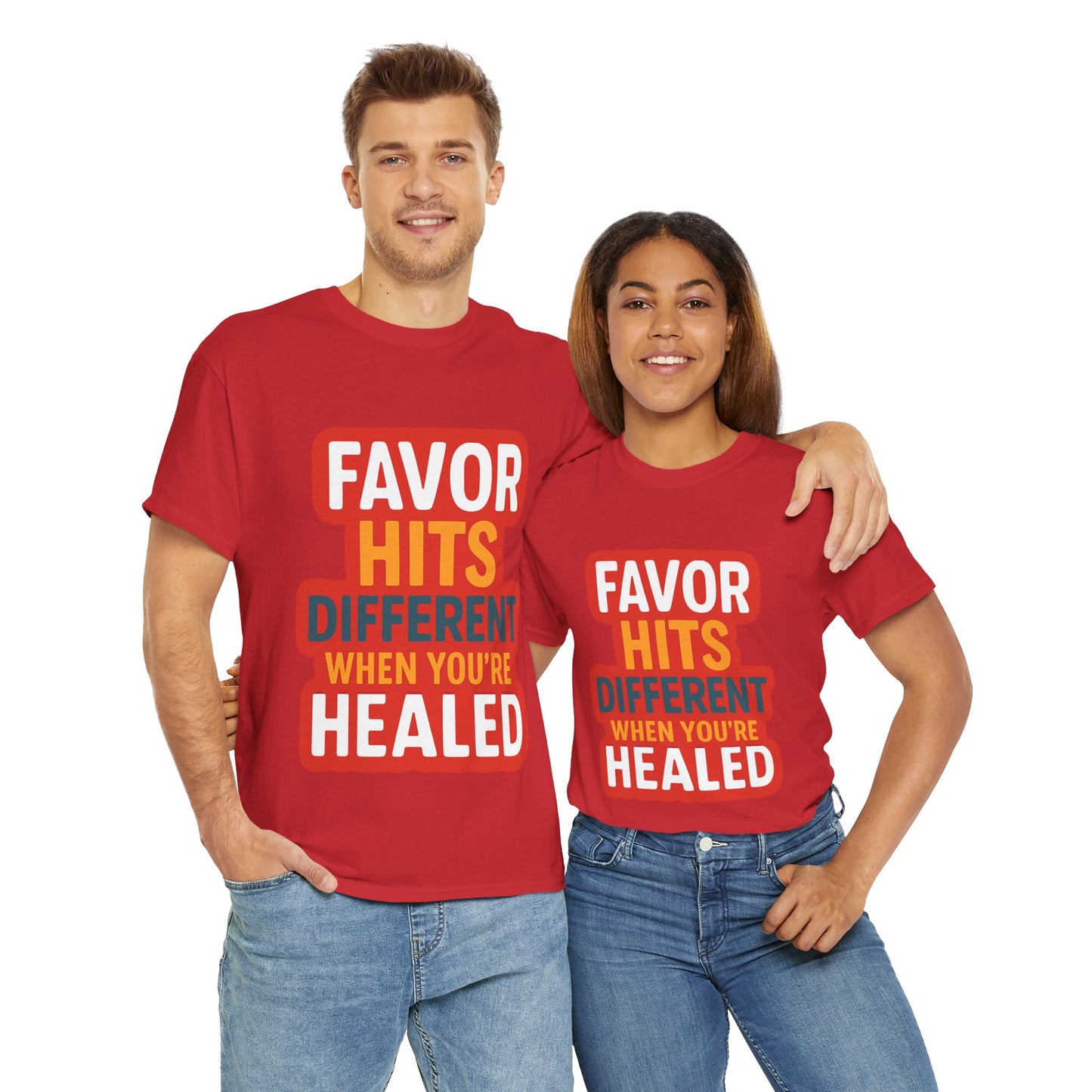 Healed Favor Tee | Motivational Unisex T-Shirt