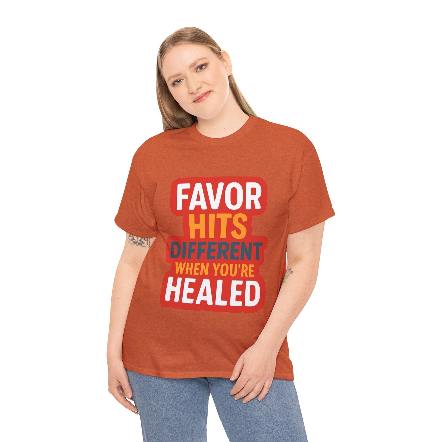 Healed Favor Tee | Motivational Unisex T-Shirt