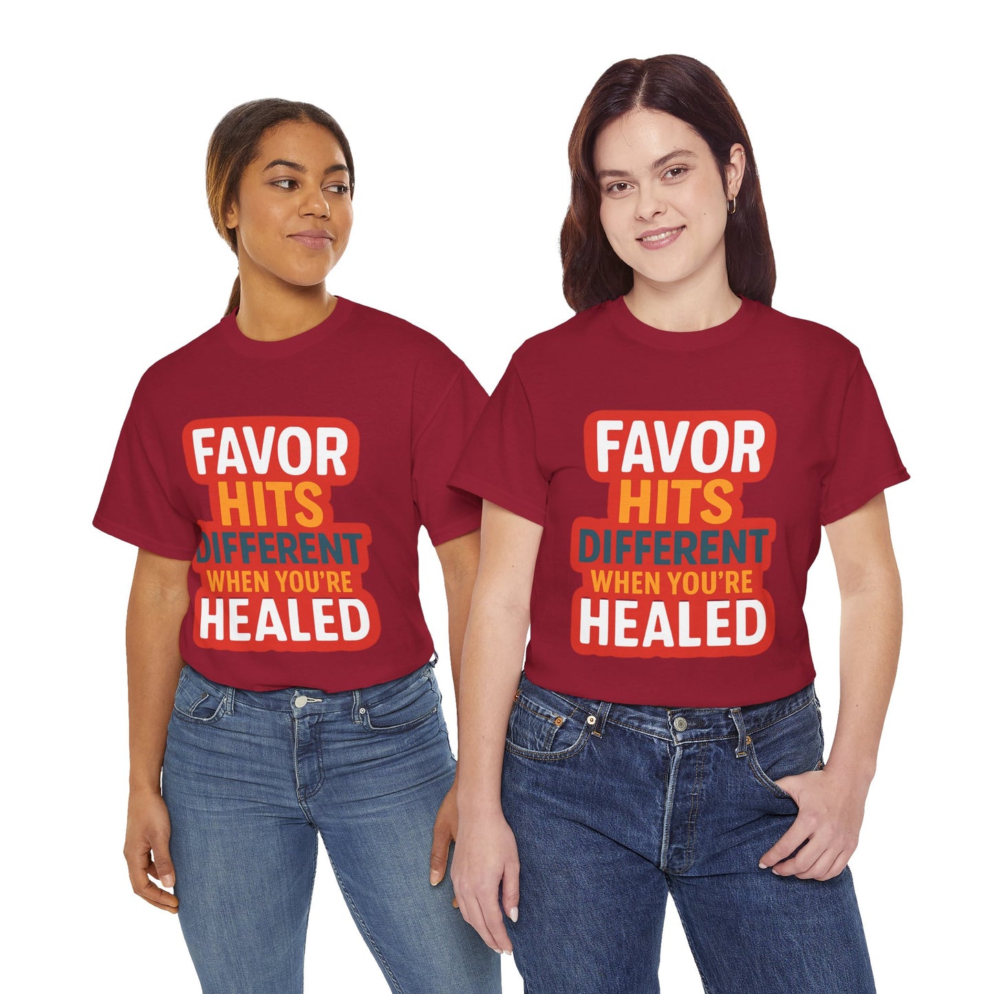 Healed Favor Tee | Motivational Unisex T-Shirt
