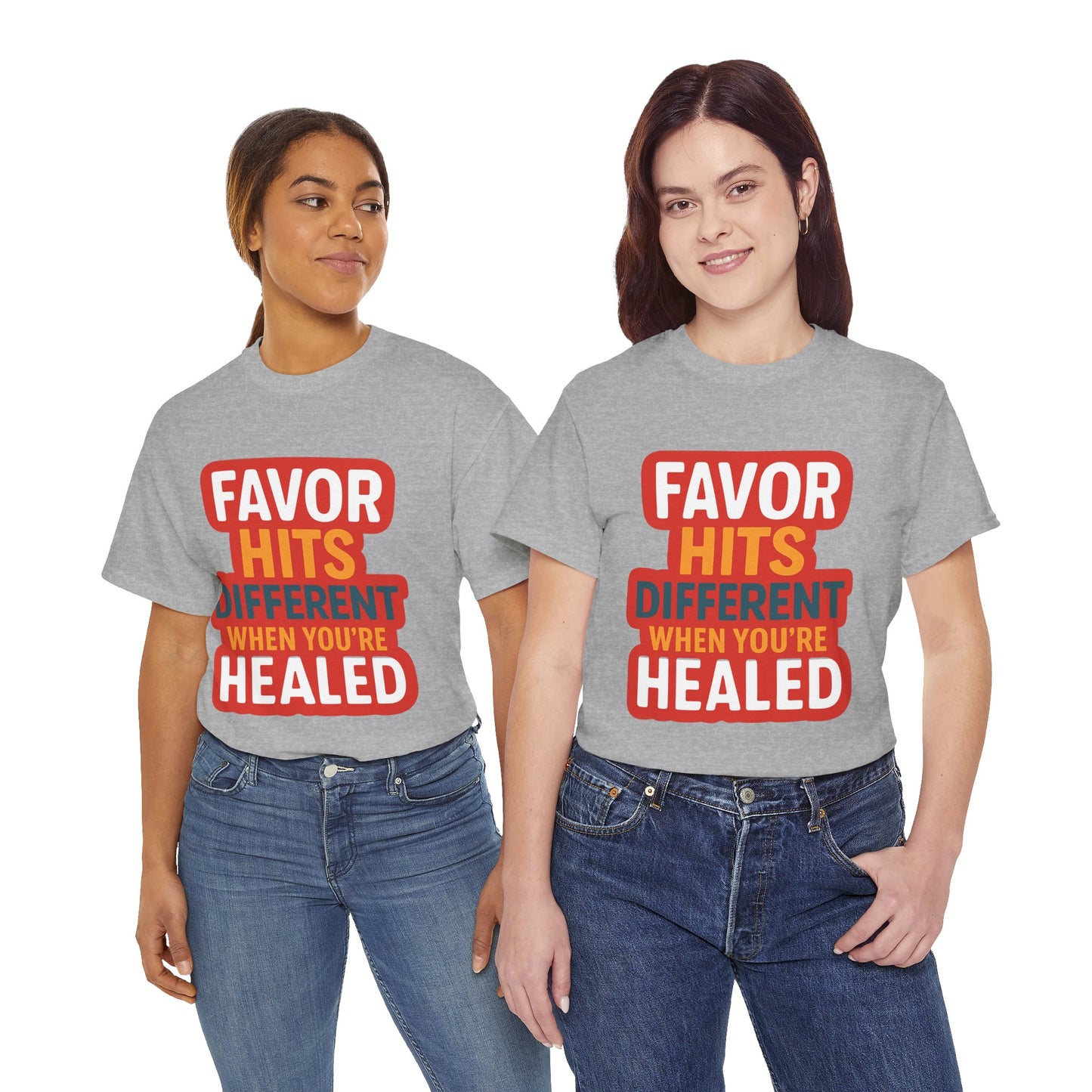 Healed Favor Tee | Motivational Unisex T-Shirt