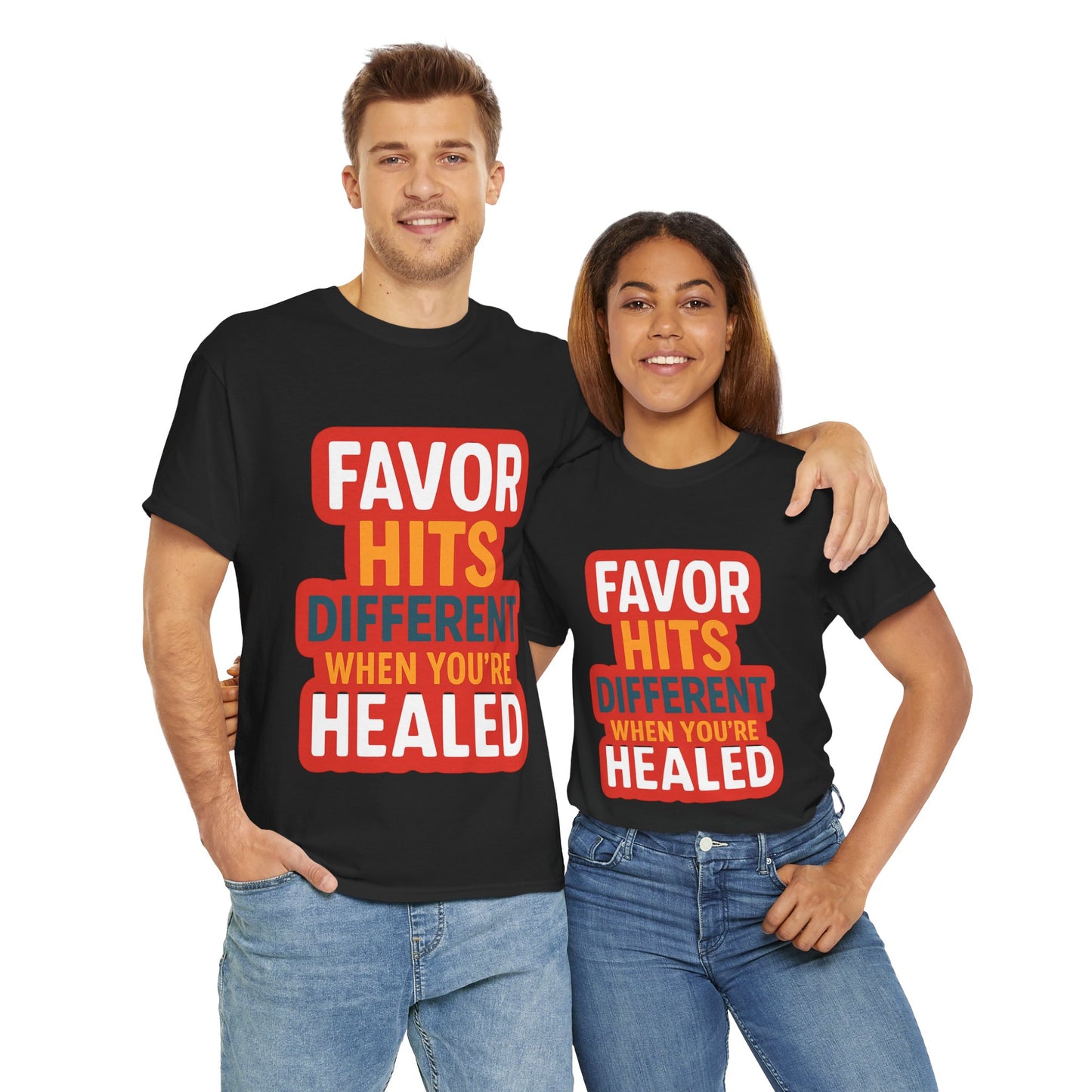 Healed Favor Tee | Motivational Unisex T-Shirt