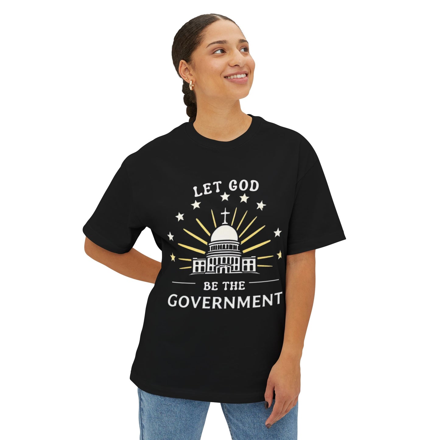 Christian Quote Boxy Tee, Faith-Based T-Shirt