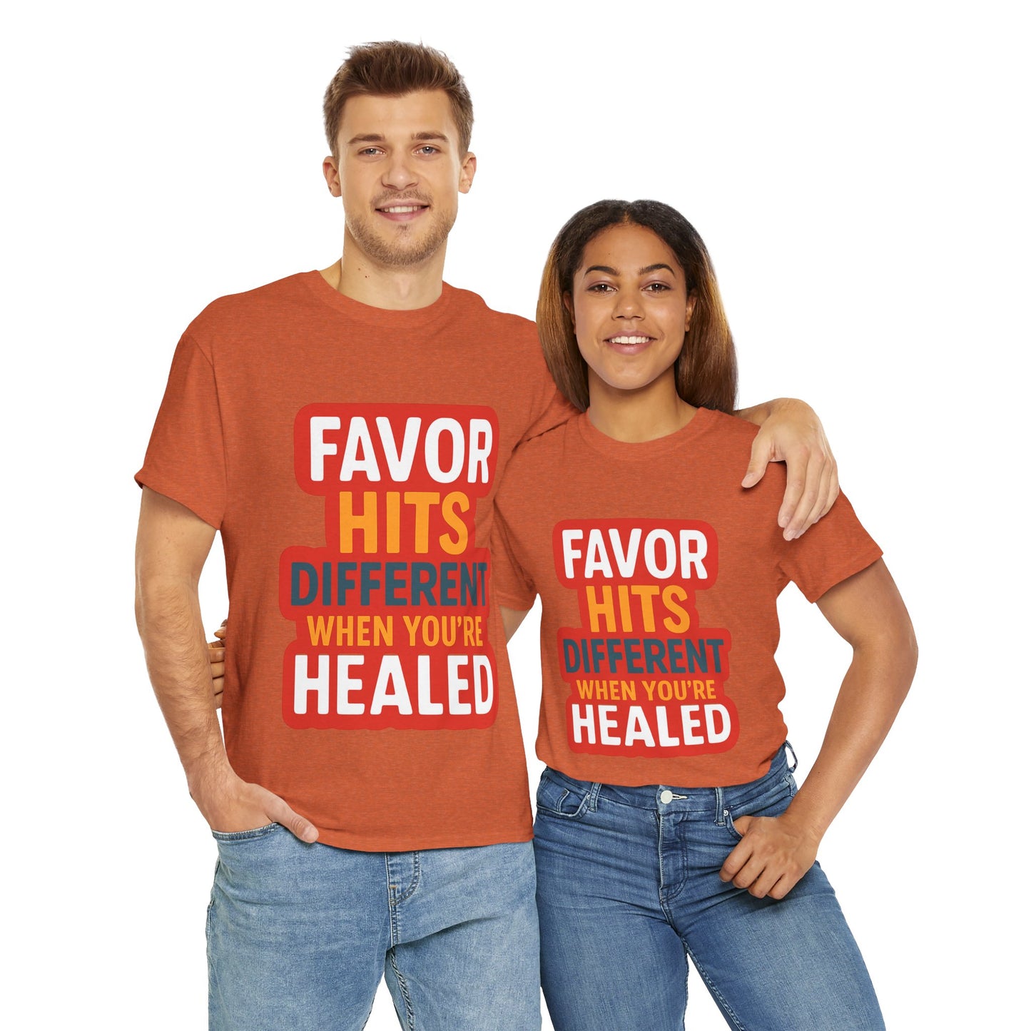 Healed Favor Tee | Motivational Unisex T-Shirt
