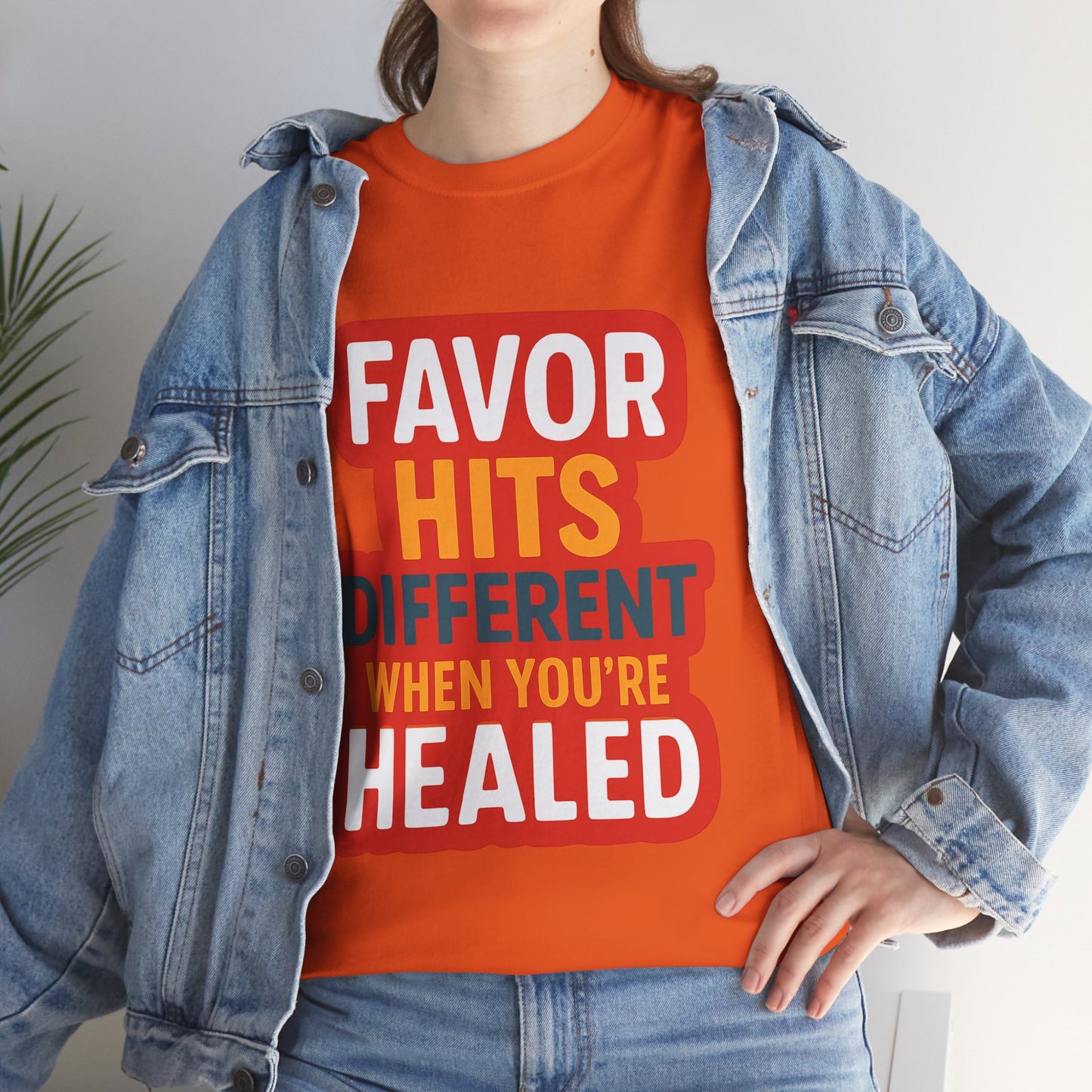 Healed Favor Tee | Motivational Unisex T-Shirt