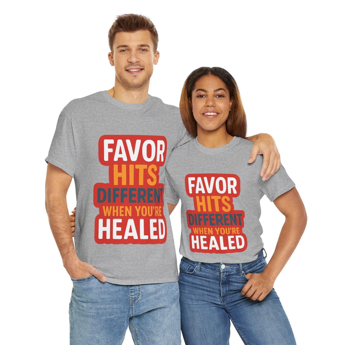 Healed Favor Tee | Motivational Unisex T-Shirt