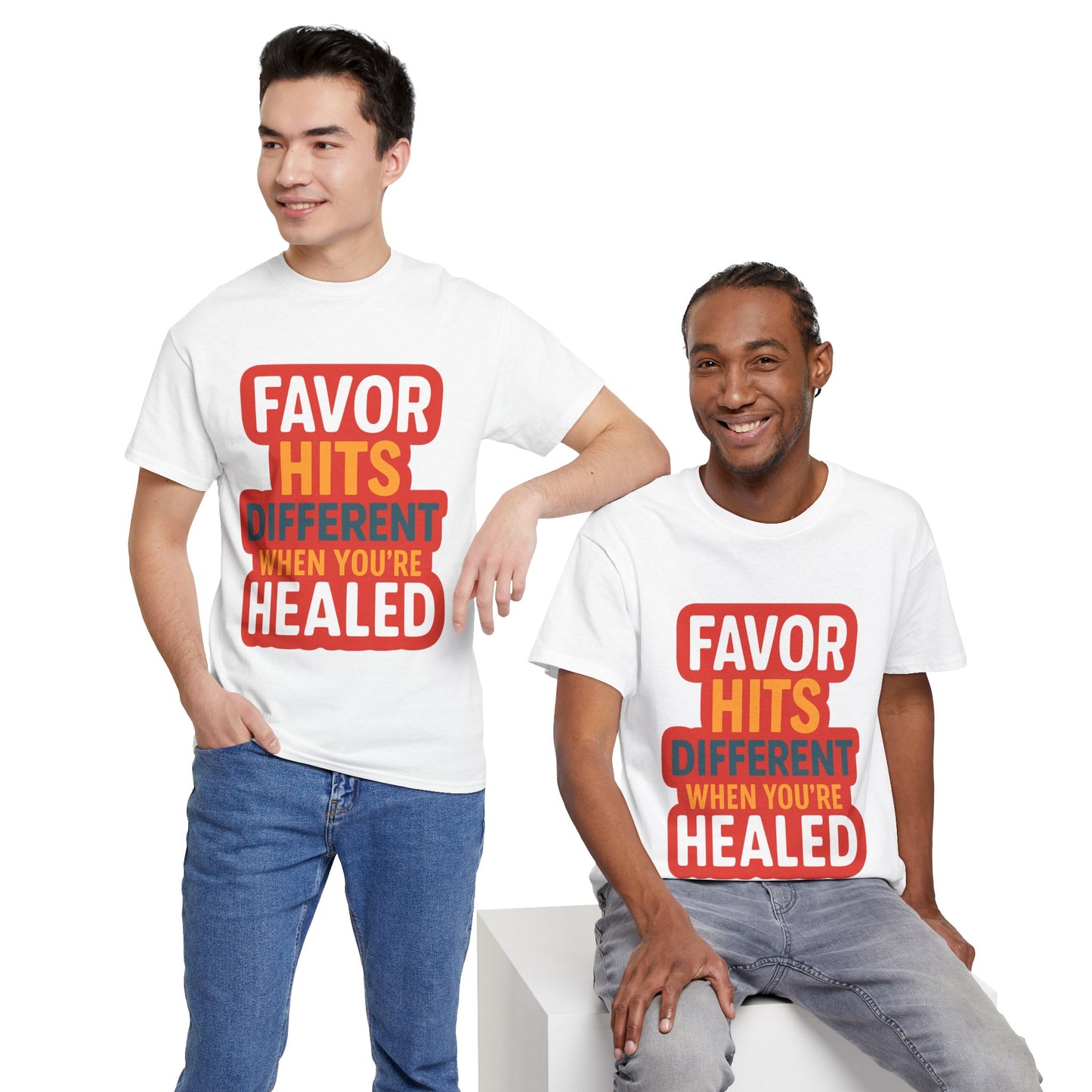 Healed Favor Tee | Motivational Unisex T-Shirt