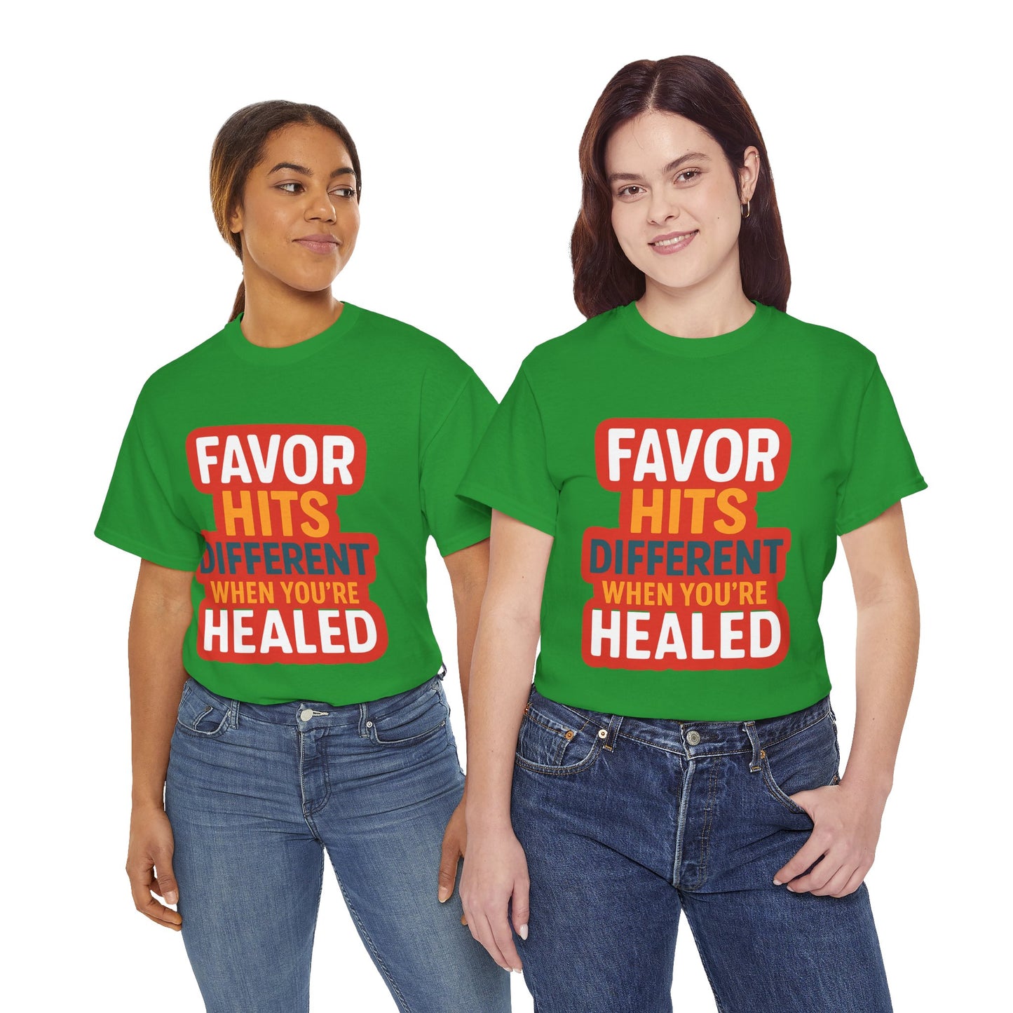 Healed Favor Tee | Motivational Unisex T-Shirt