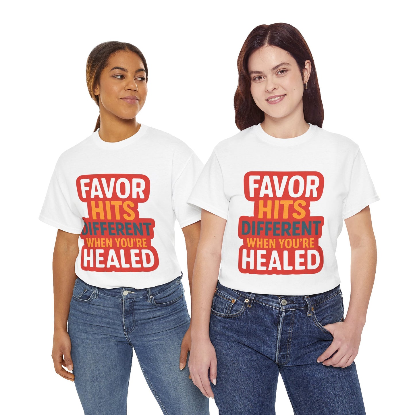 Healed Favor Tee | Motivational Unisex T-Shirt