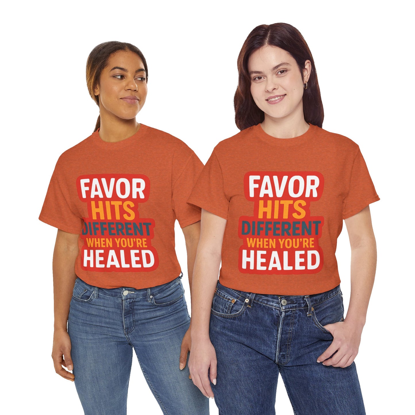 Healed Favor Tee | Motivational Unisex T-Shirt