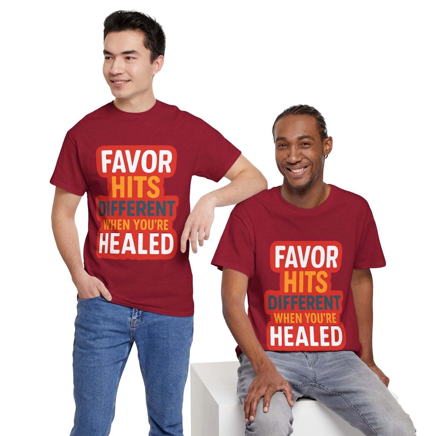 Healed Favor Tee | Motivational Unisex T-Shirt