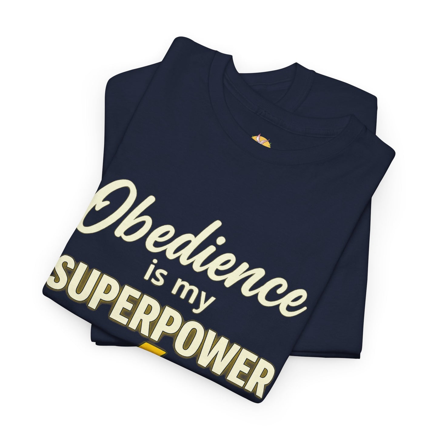 Obedience is My Superpower Tee, Inspirational T-Shirt, Faith-Based Cotton Tee, Perfect Gift for Graduations, Everyday Casual Wear