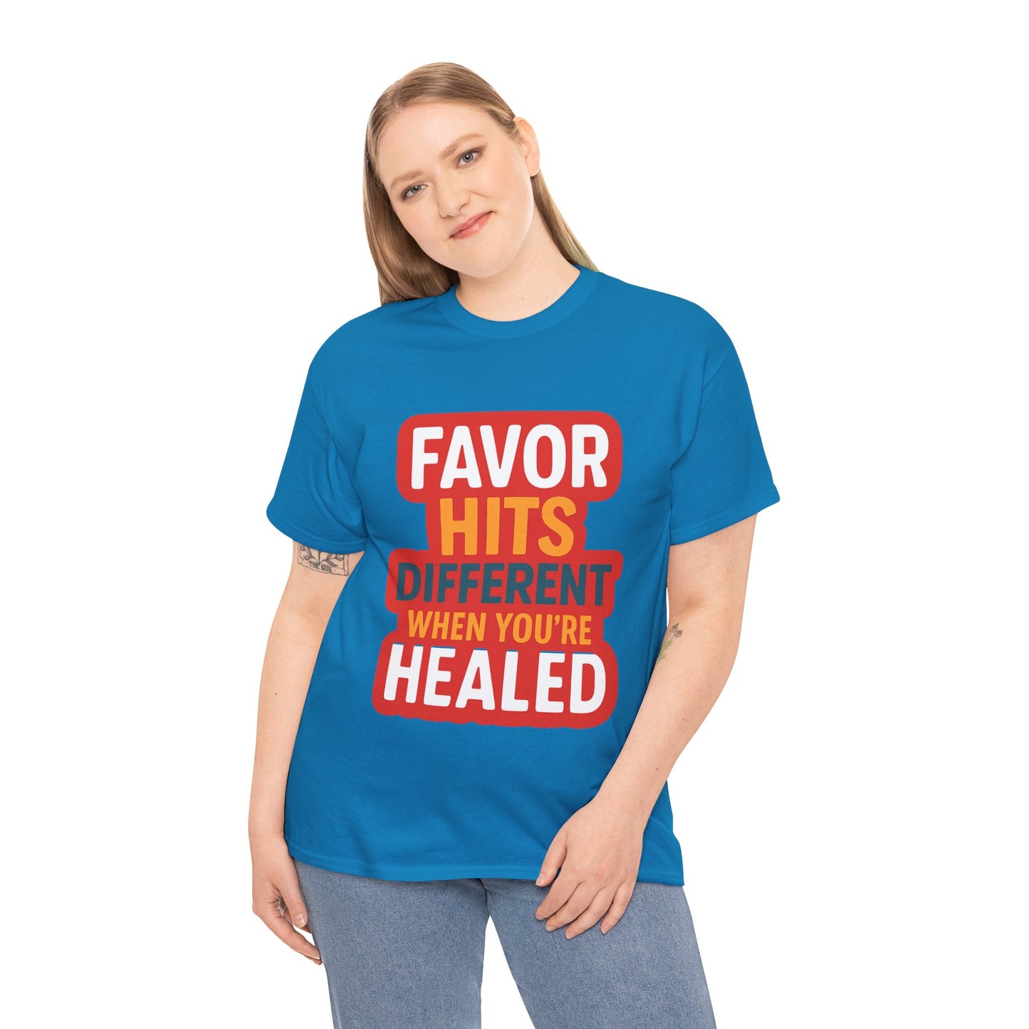Healed Favor Tee | Motivational Unisex T-Shirt
