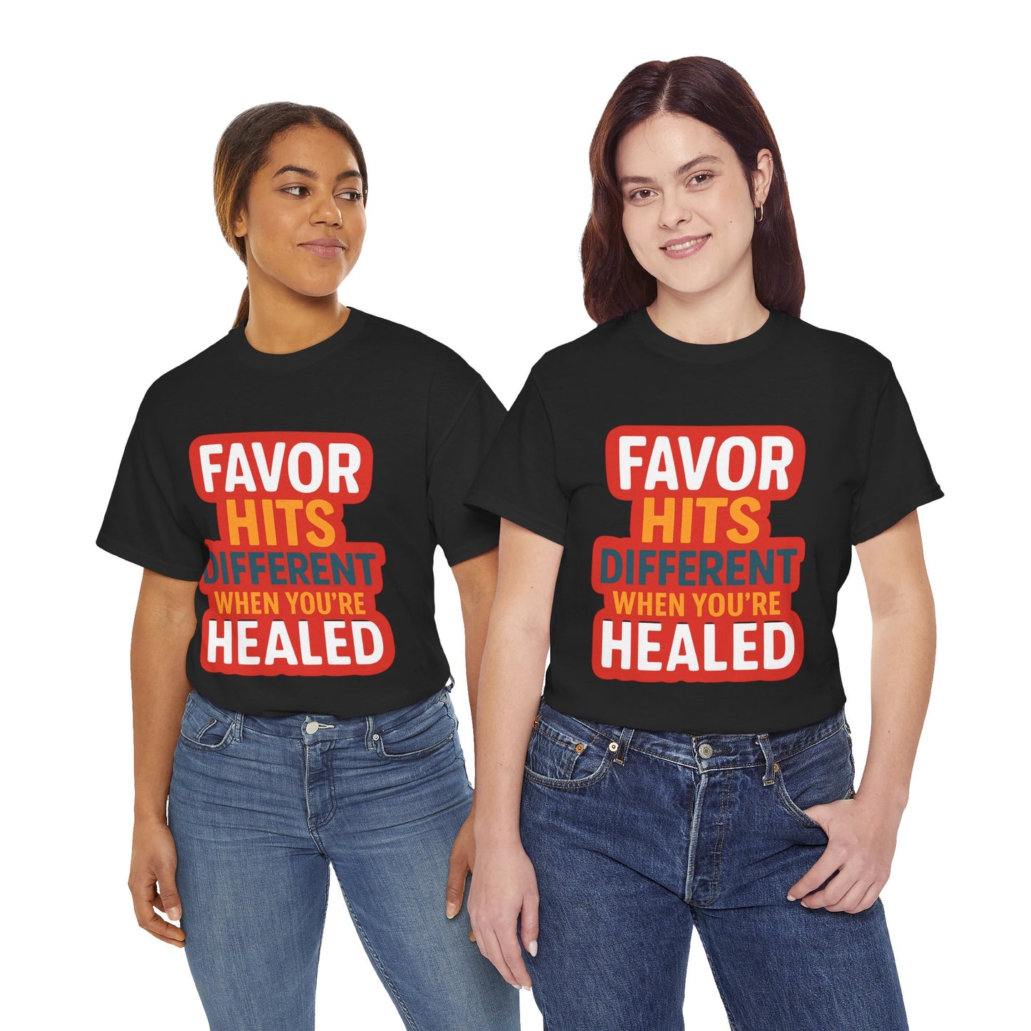 Healed Favor Tee | Motivational Unisex T-Shirt
