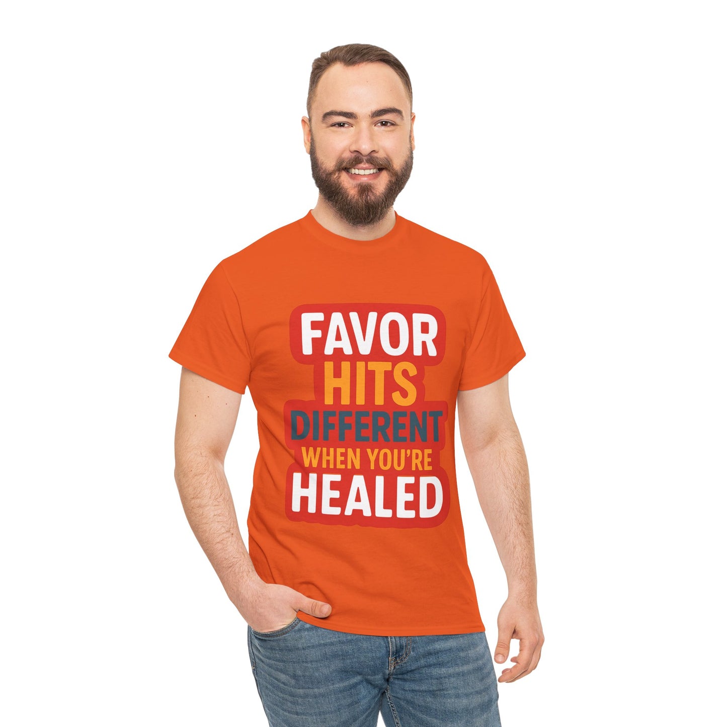 Healed Favor Tee | Motivational Unisex T-Shirt