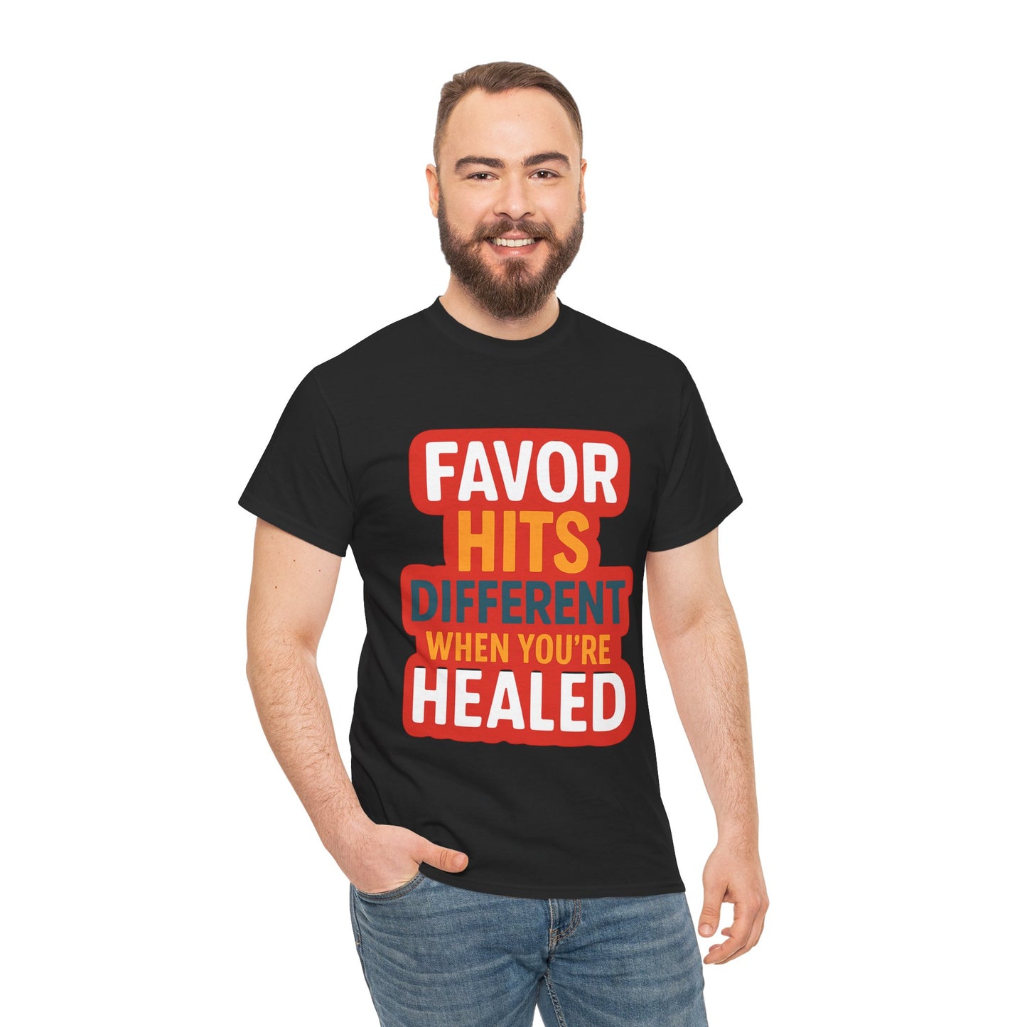 Healed Favor Tee | Motivational Unisex T-Shirt