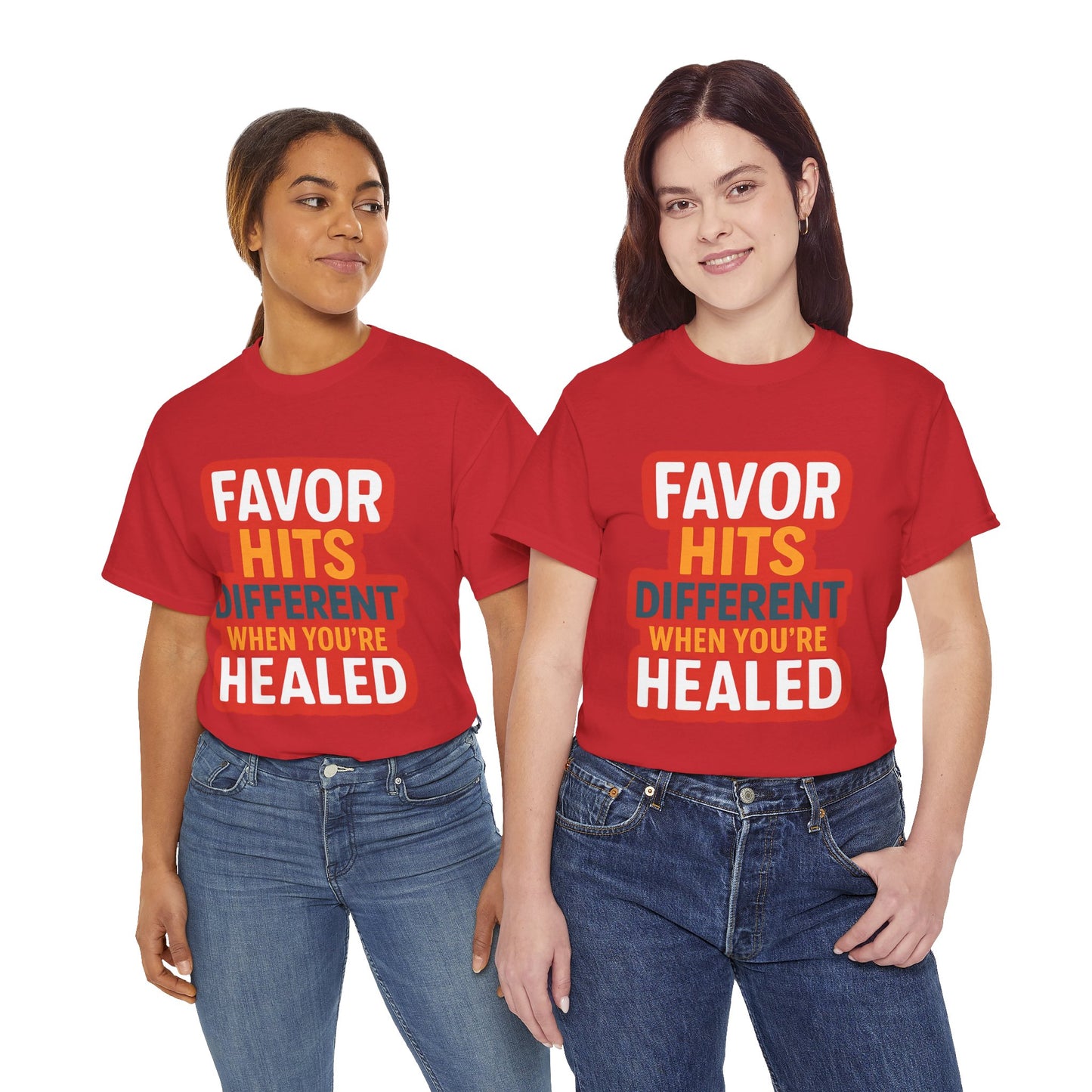 Healed Favor Tee | Motivational Unisex T-Shirt