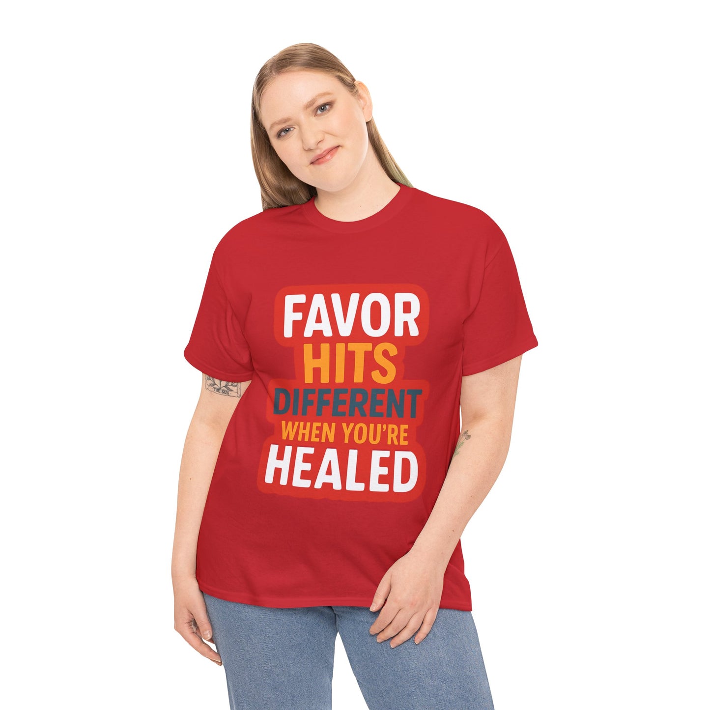 Healed Favor Tee | Motivational Unisex T-Shirt