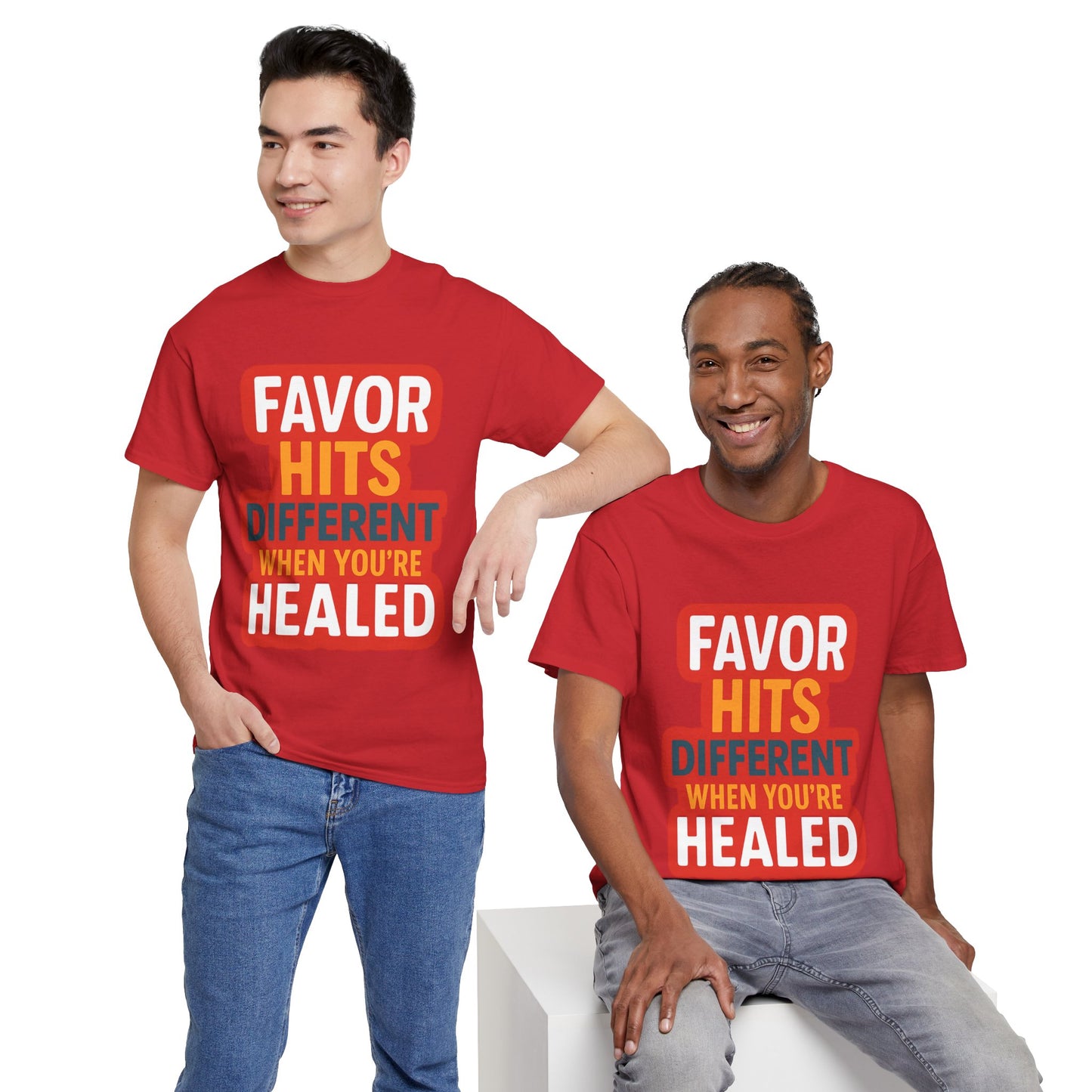 Healed Favor Tee | Motivational Unisex T-Shirt