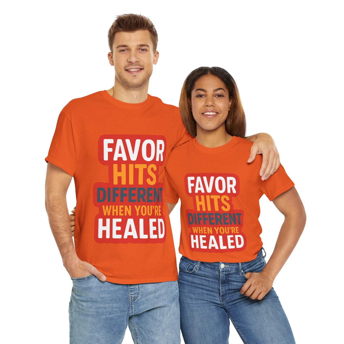 Healed Favor Tee | Motivational Unisex T-Shirt