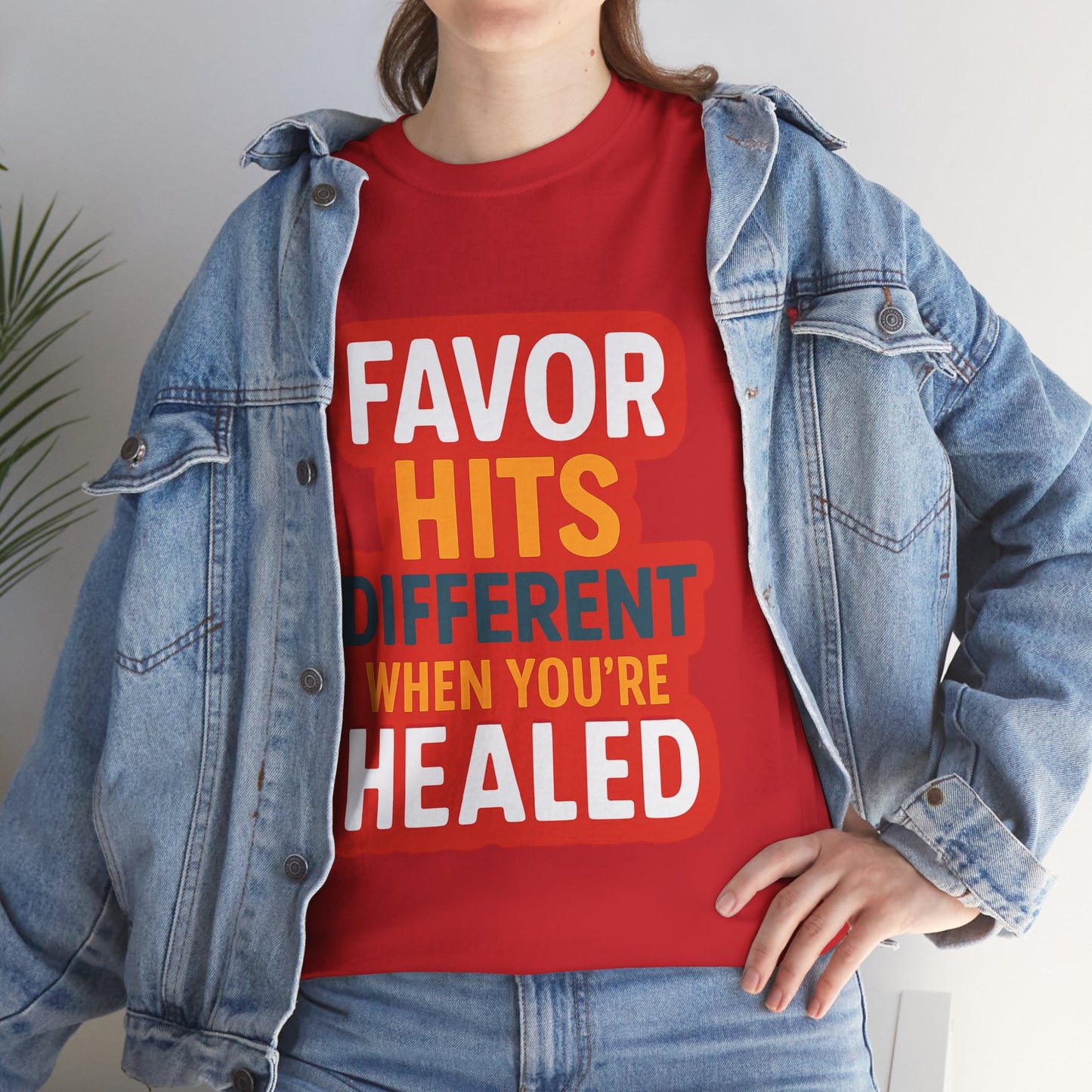 Healed Favor Tee | Motivational Unisex T-Shirt