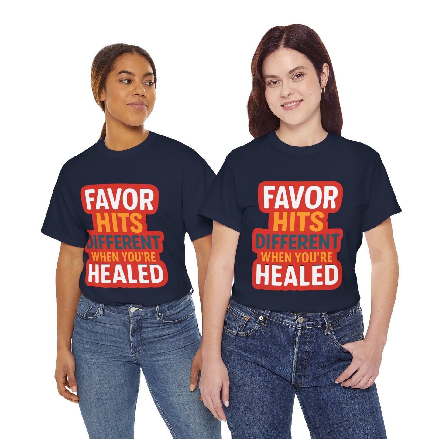 Healed Favor Tee | Motivational Unisex T-Shirt