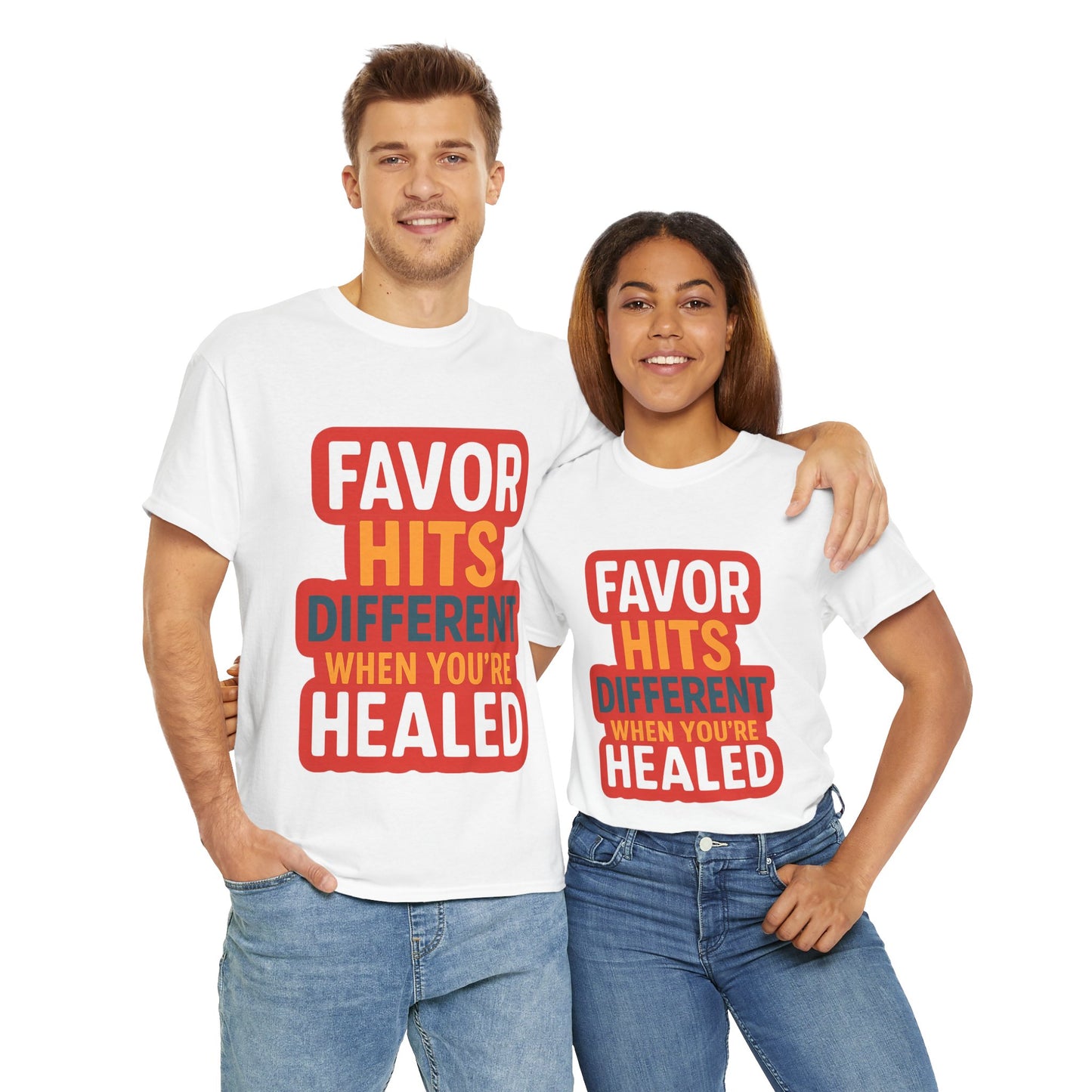 Healed Favor Tee | Motivational Unisex T-Shirt