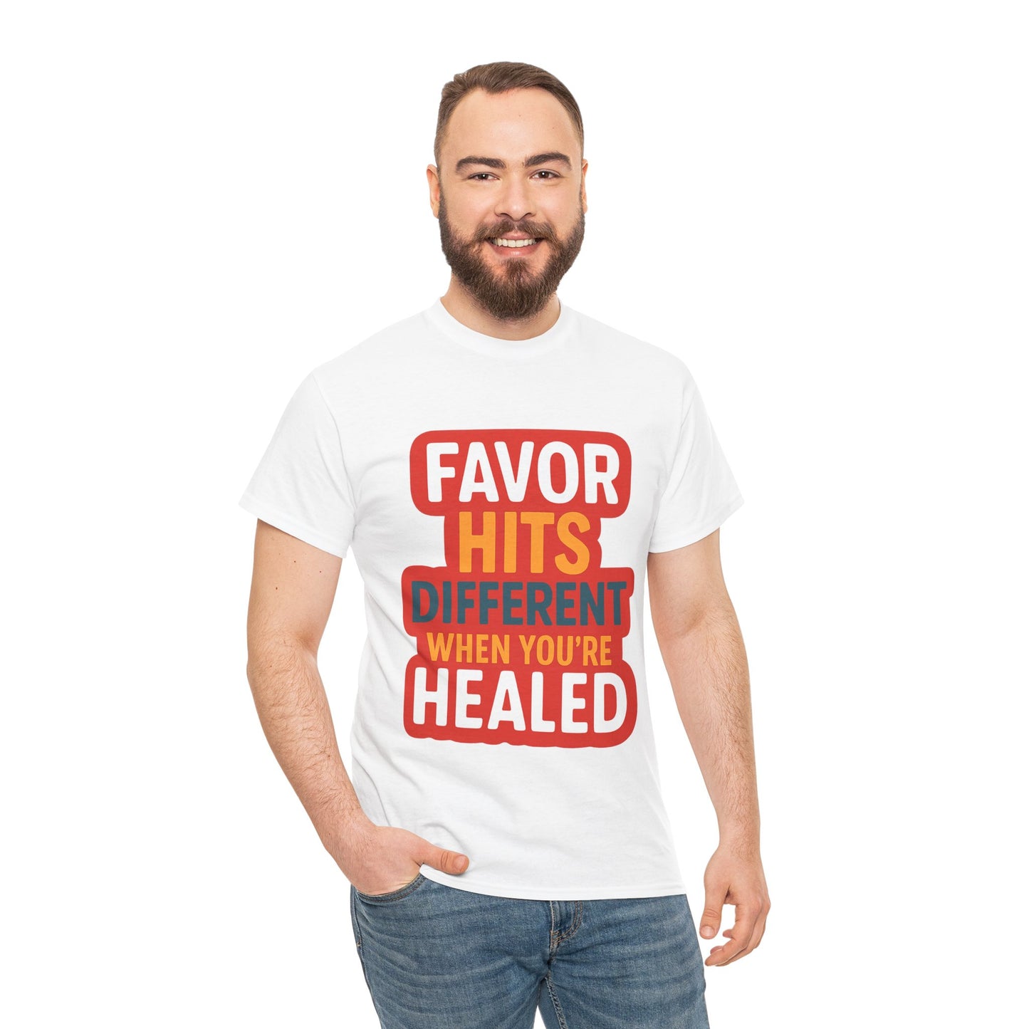 Healed Favor Tee | Motivational Unisex T-Shirt