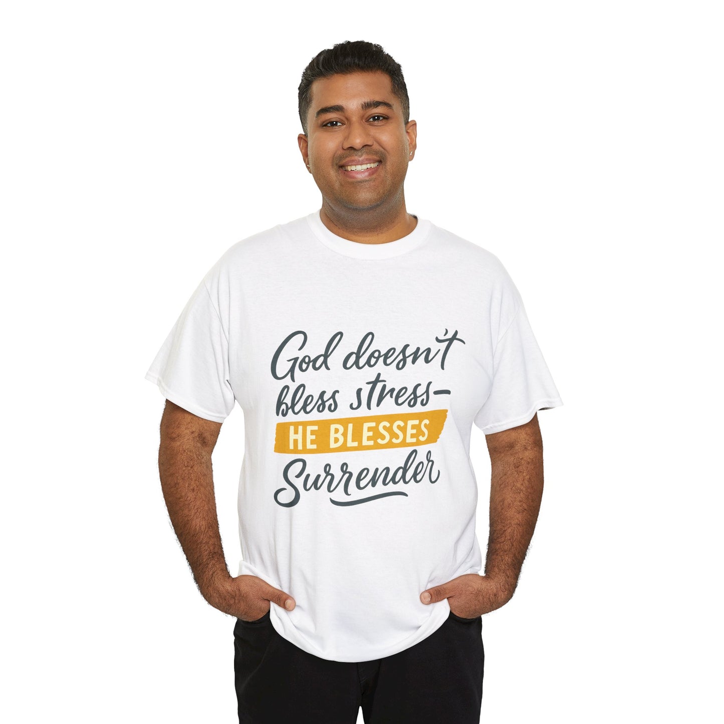 Inspirational Surrender Tee - Christian Gift, Prayer Shirt