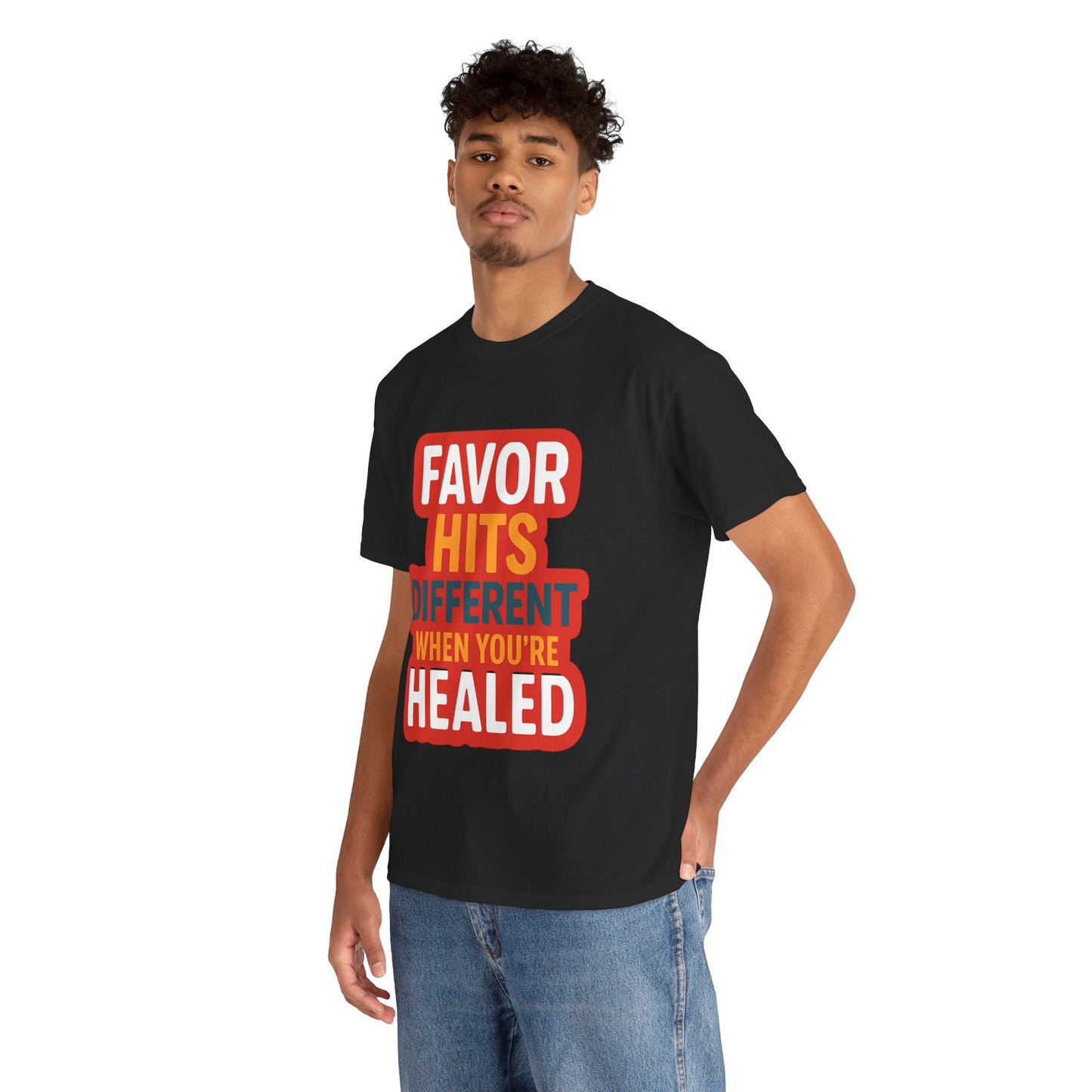 Healed Favor Tee | Motivational Unisex T-Shirt