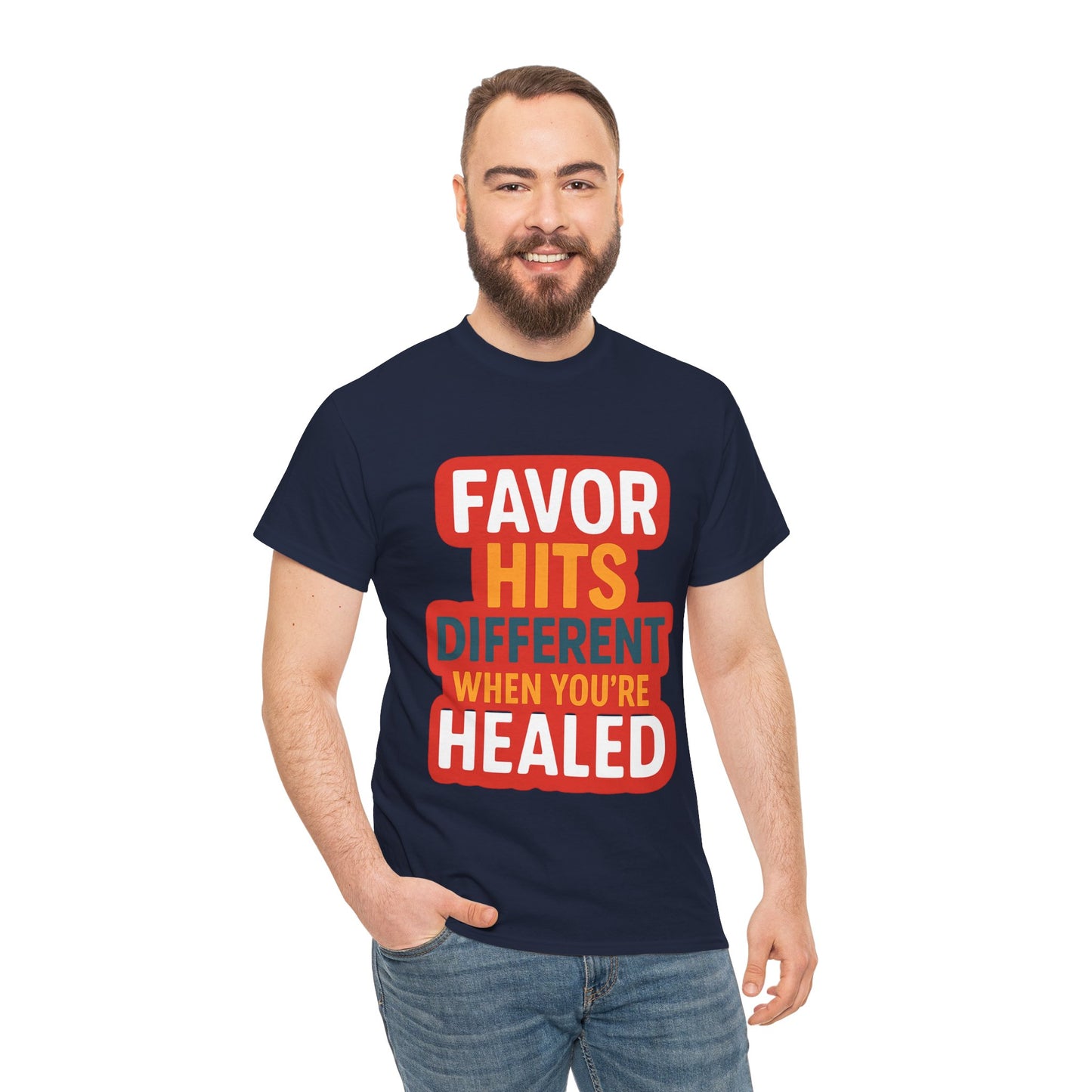 Healed Favor Tee | Motivational Unisex T-Shirt