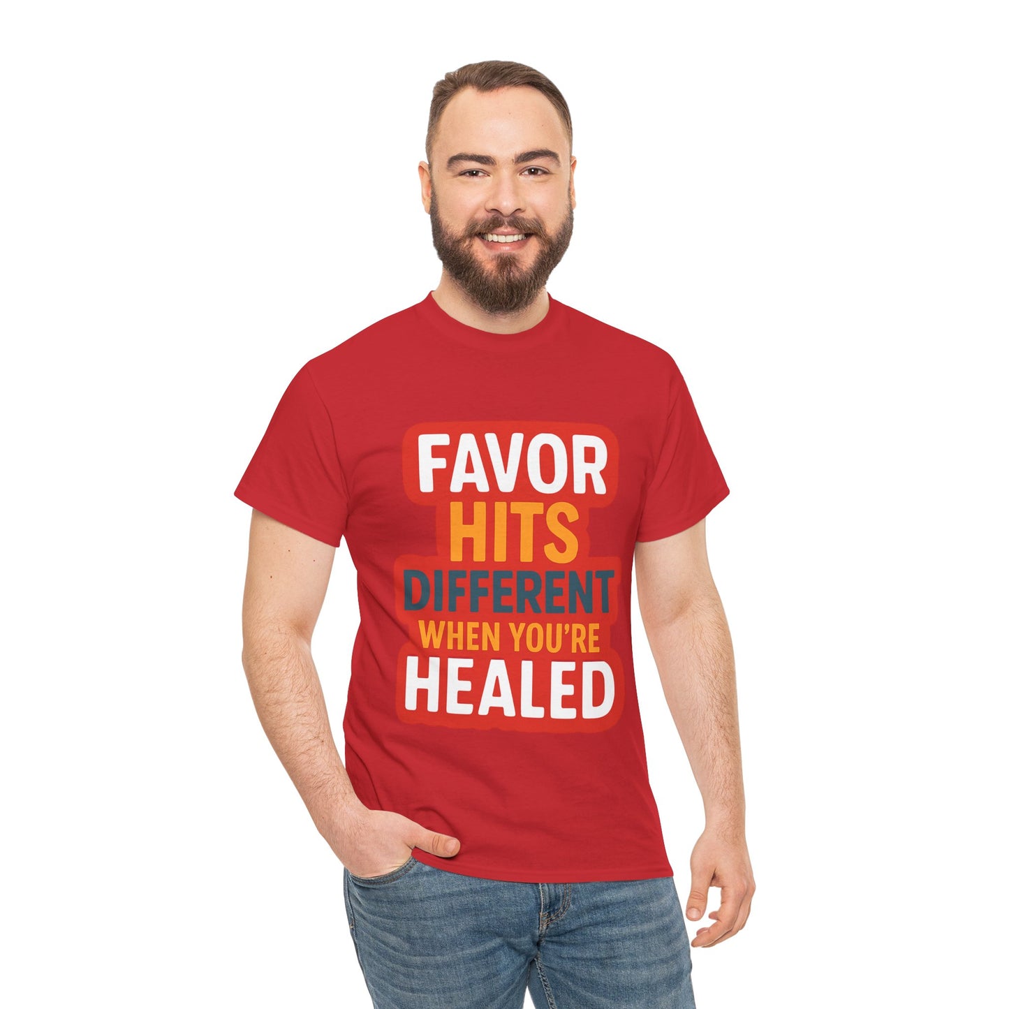 Healed Favor Tee | Motivational Unisex T-Shirt