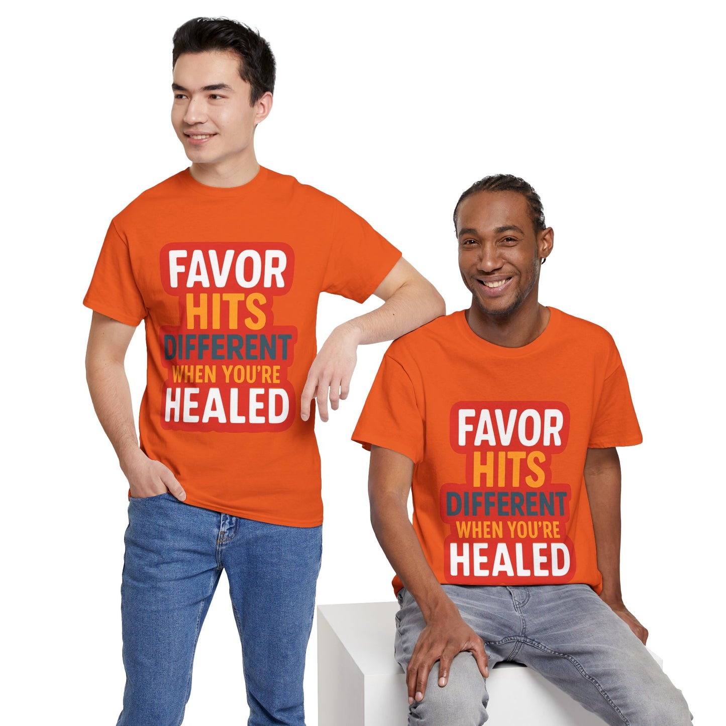 Healed Favor Tee | Motivational Unisex T-Shirt