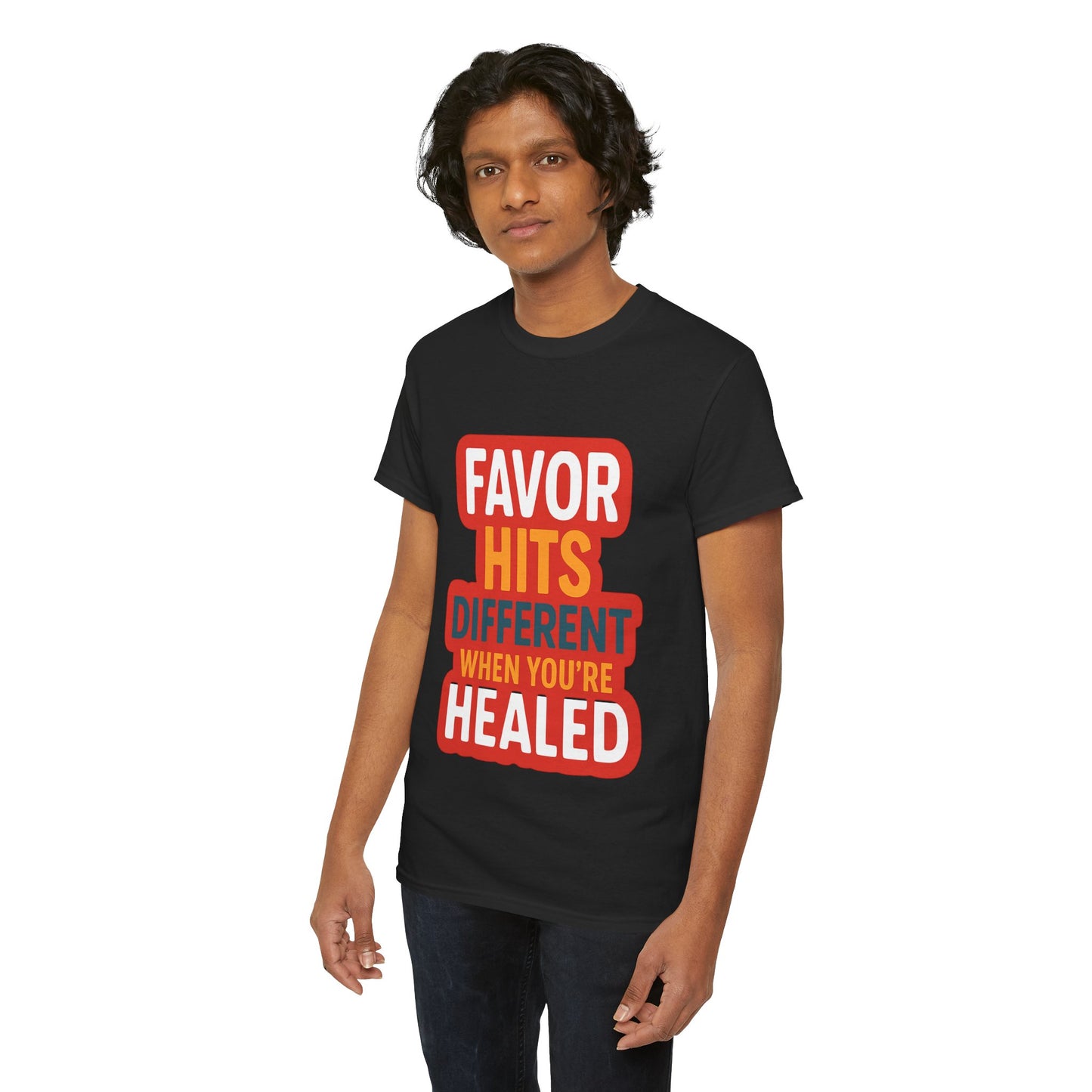 Healed Favor Tee | Motivational Unisex T-Shirt