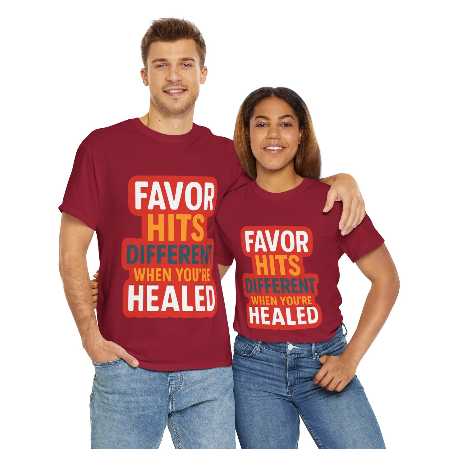Healed Favor Tee | Motivational Unisex T-Shirt