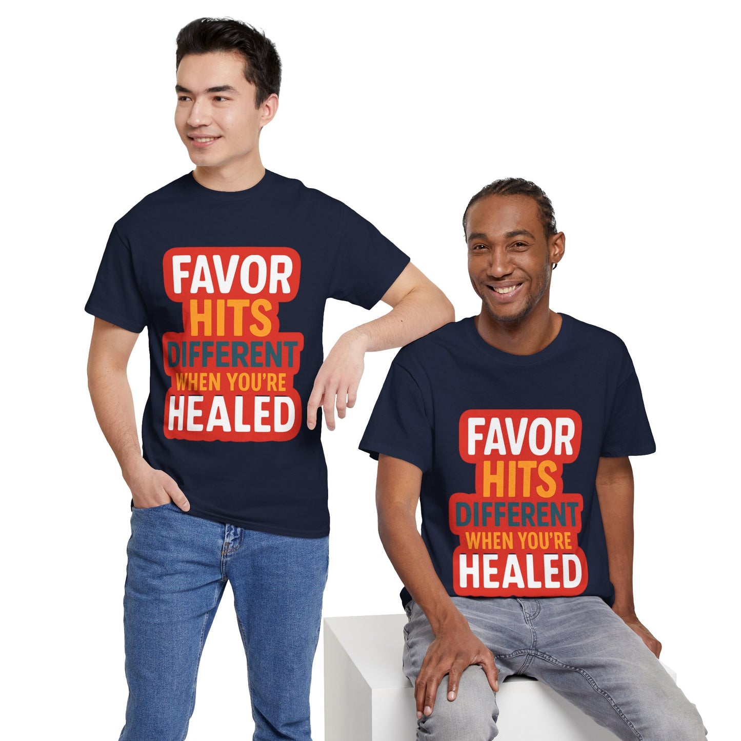 Healed Favor Tee | Motivational Unisex T-Shirt