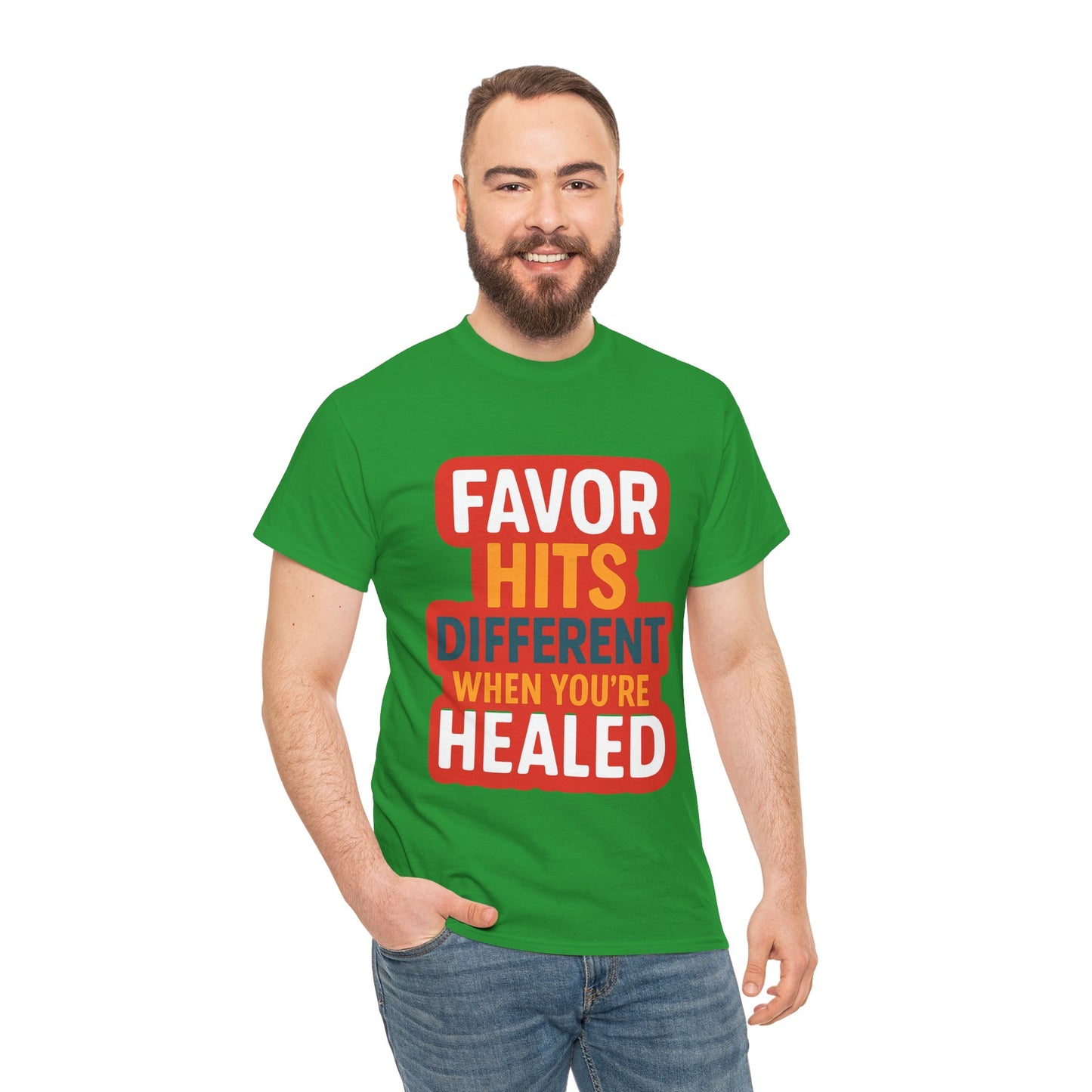 Healed Favor Tee | Motivational Unisex T-Shirt