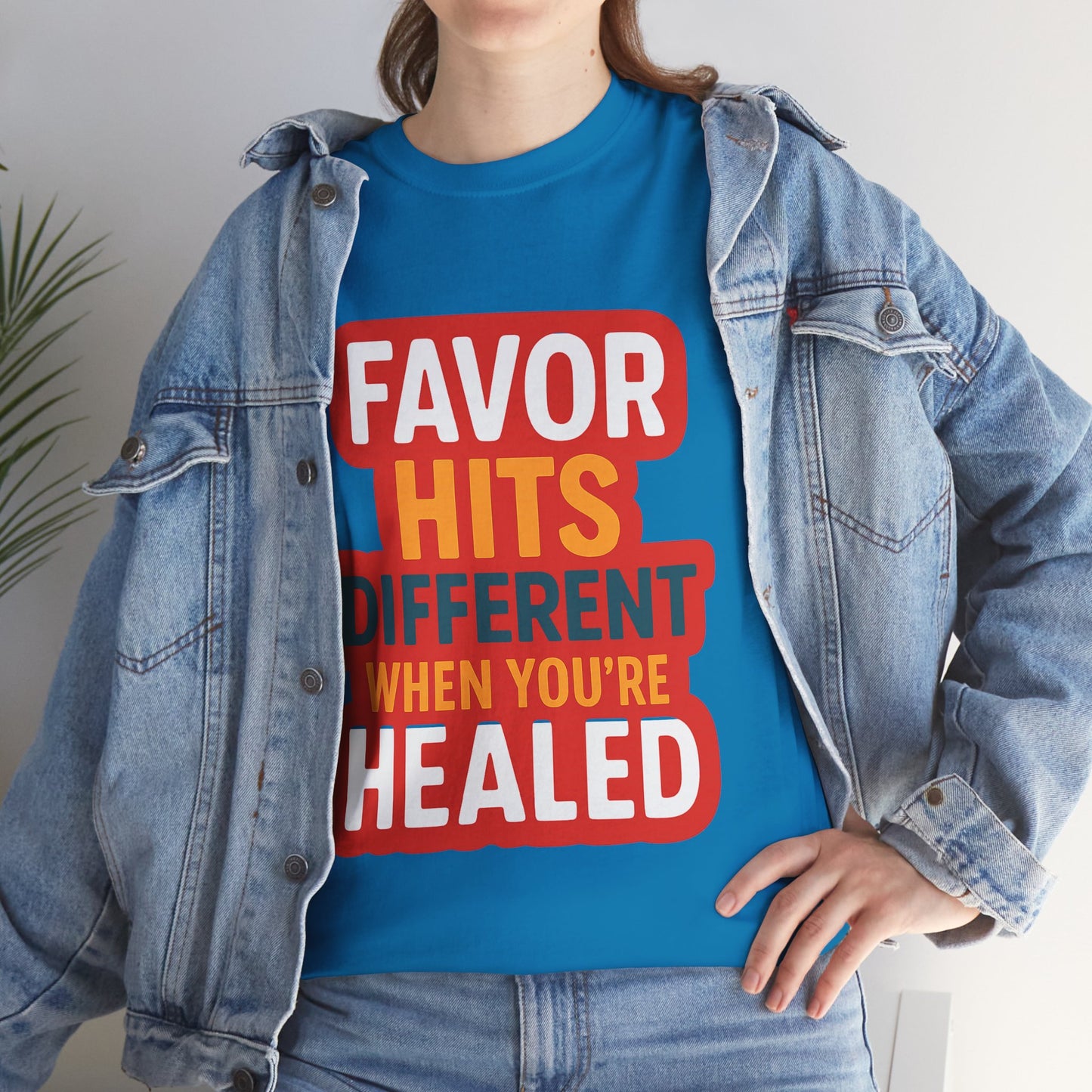 Healed Favor Tee | Motivational Unisex T-Shirt