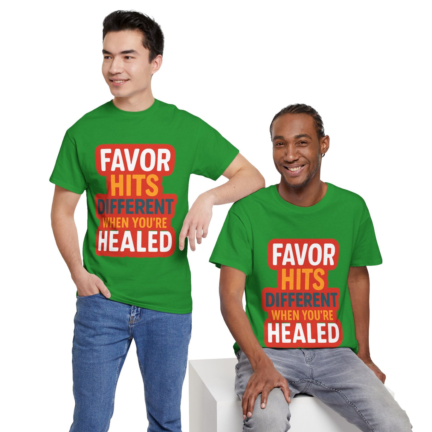 Healed Favor Tee | Motivational Unisex T-Shirt