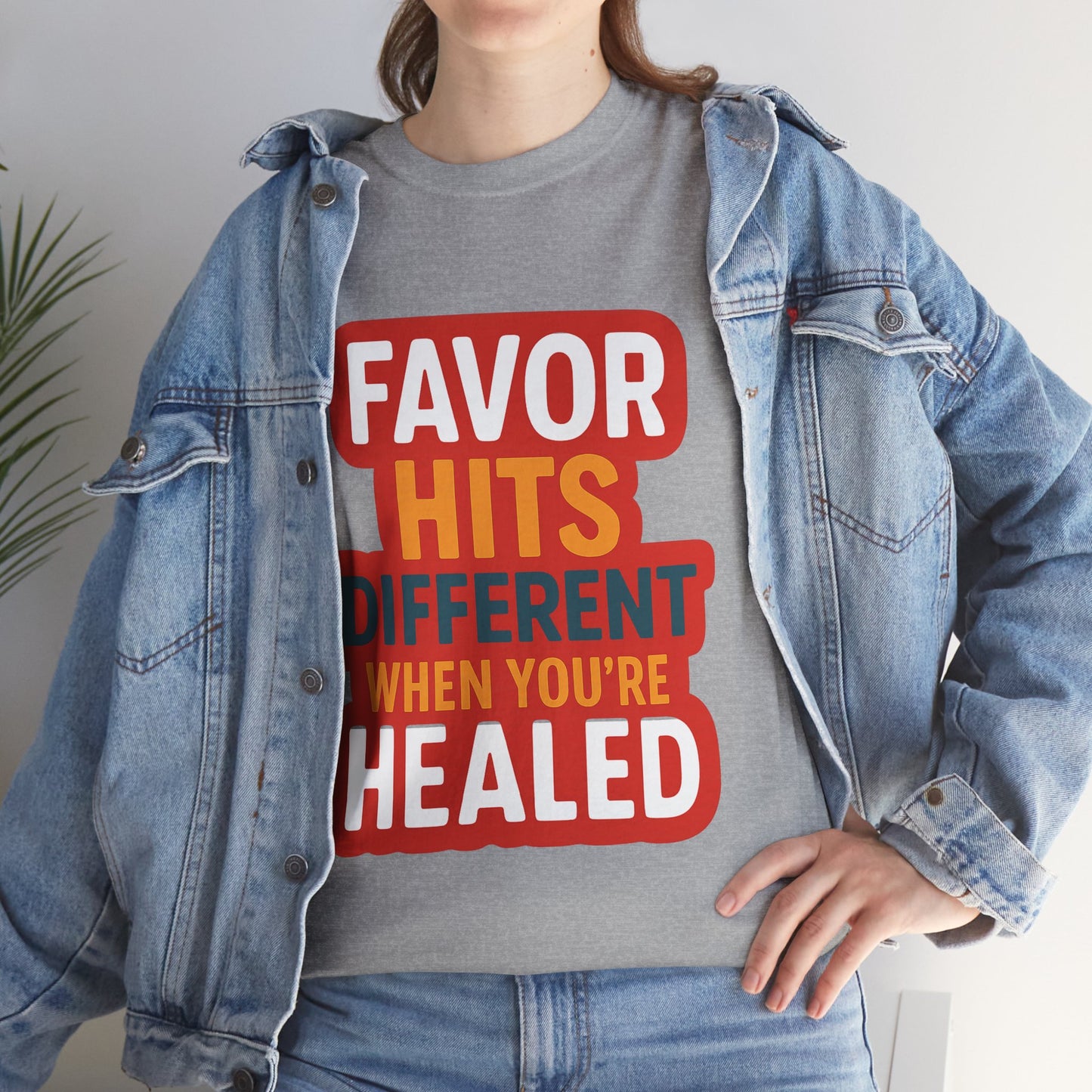 Healed Favor Tee | Motivational Unisex T-Shirt