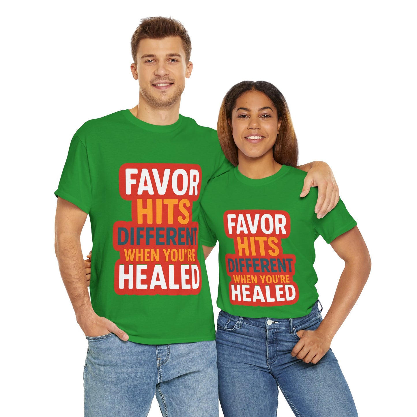 Healed Favor Tee | Motivational Unisex T-Shirt