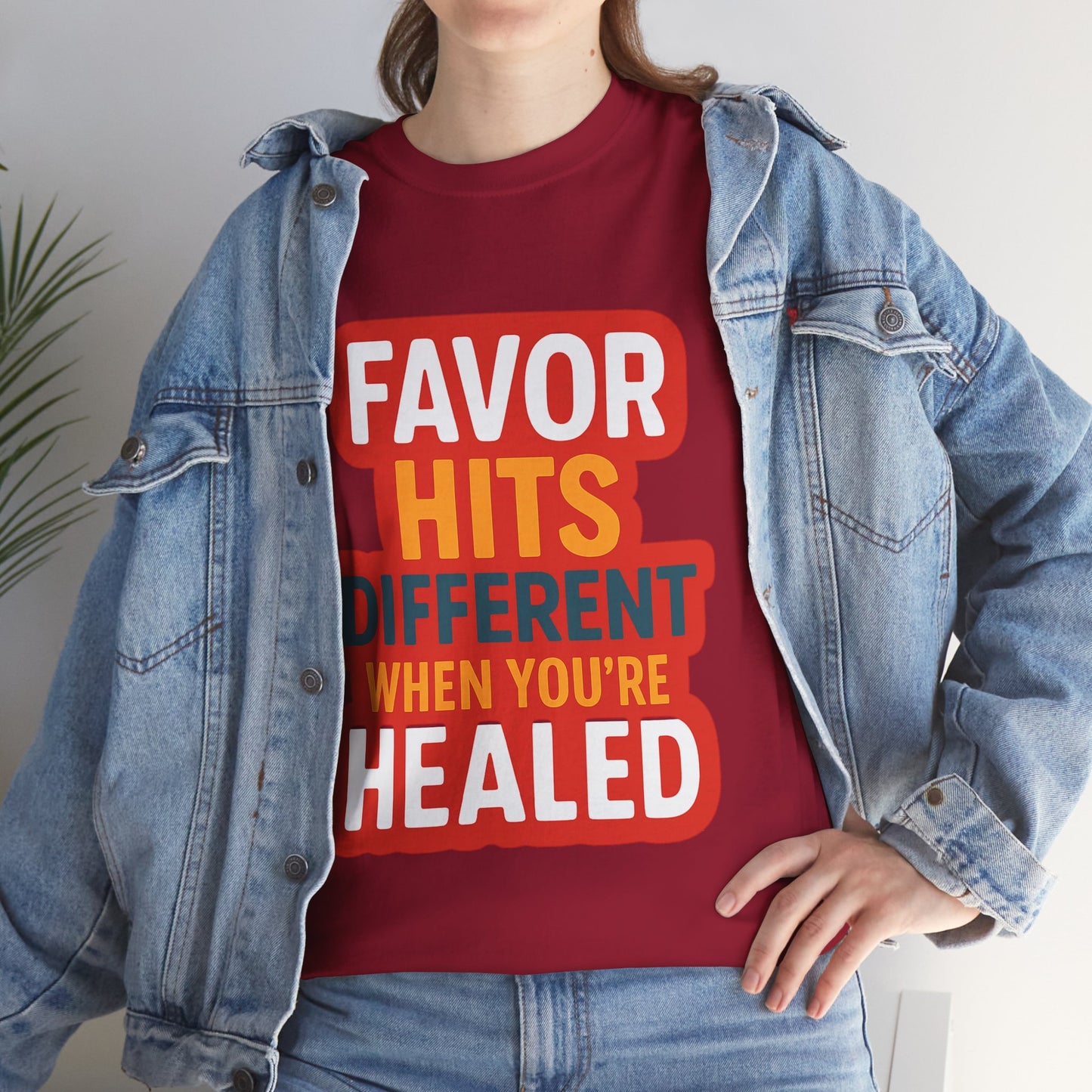 Healed Favor Tee | Motivational Unisex T-Shirt
