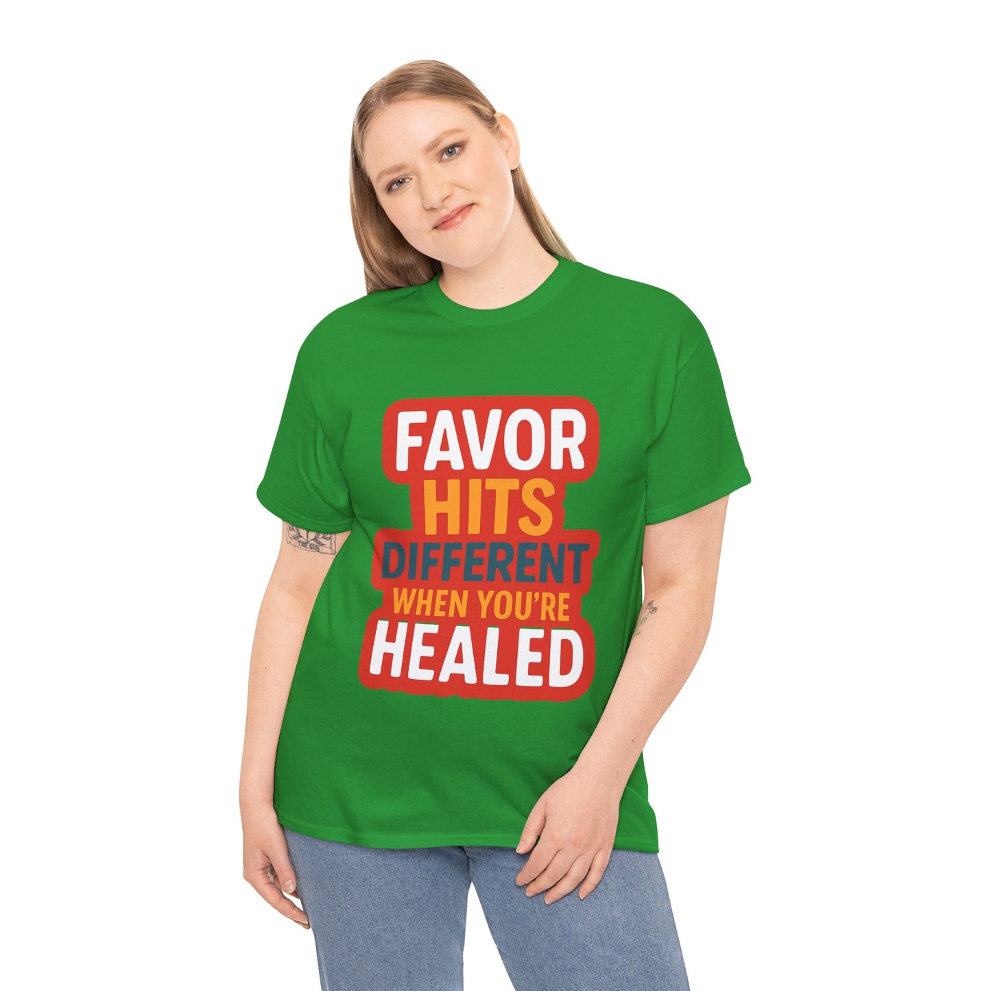 Healed Favor Tee | Motivational Unisex T-Shirt