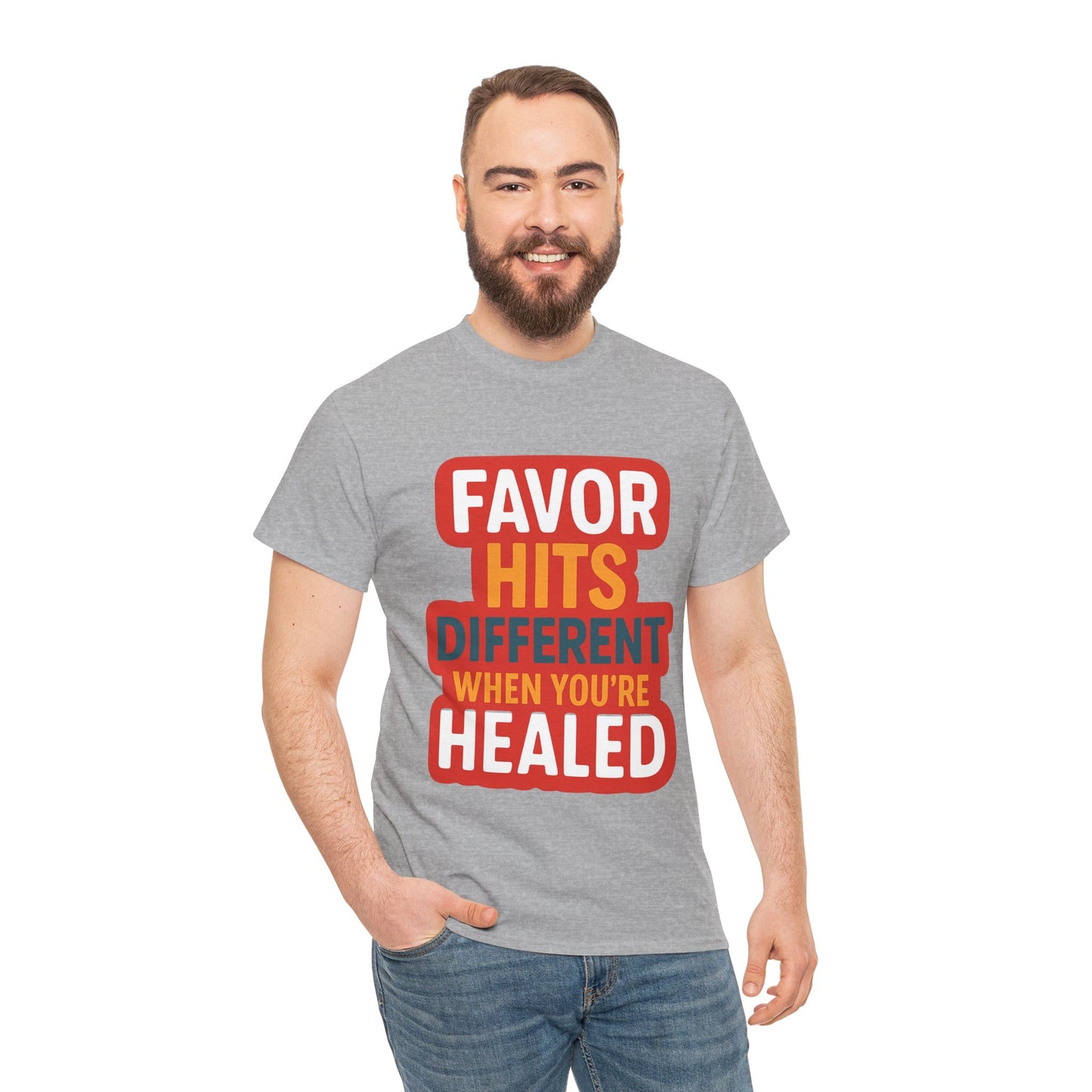 Healed Favor Tee | Motivational Unisex T-Shirt
