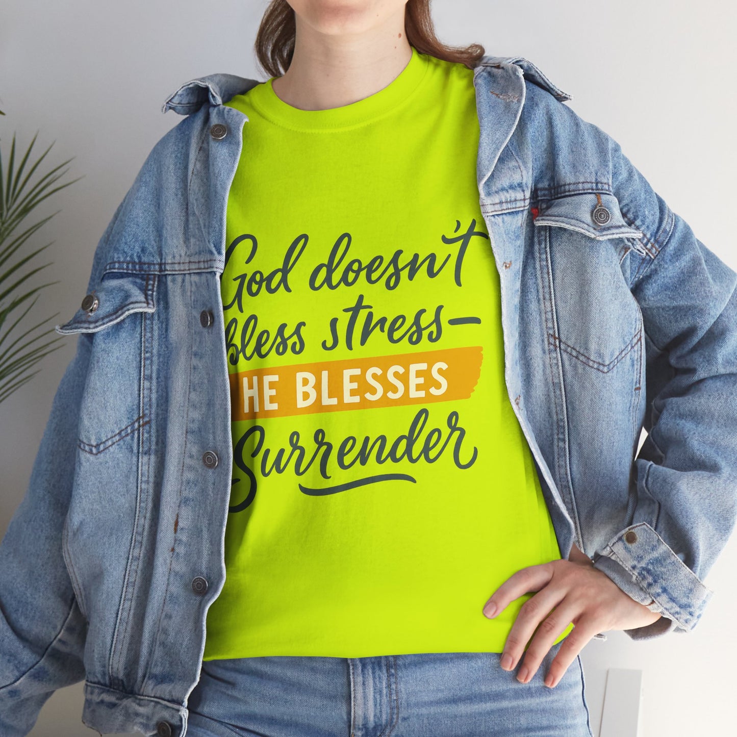 Inspirational Surrender Tee - Christian Gift, Prayer Shirt