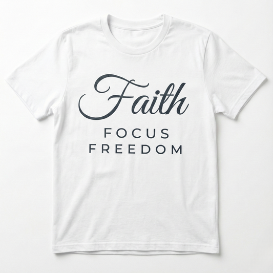 Faith • Focus • Freedom Tee — Renewal Edition