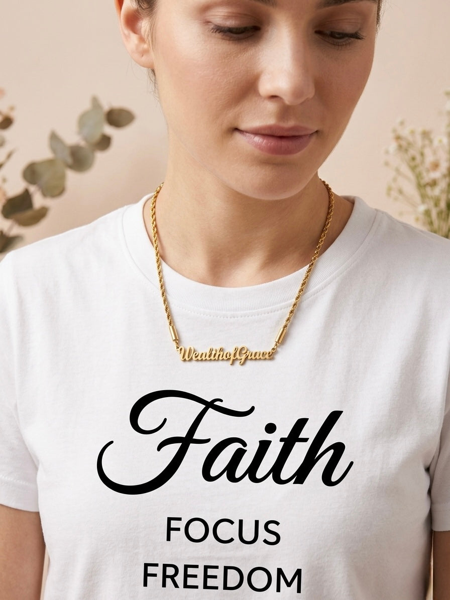 Wealth of Grace Nameplate — Signature Edition